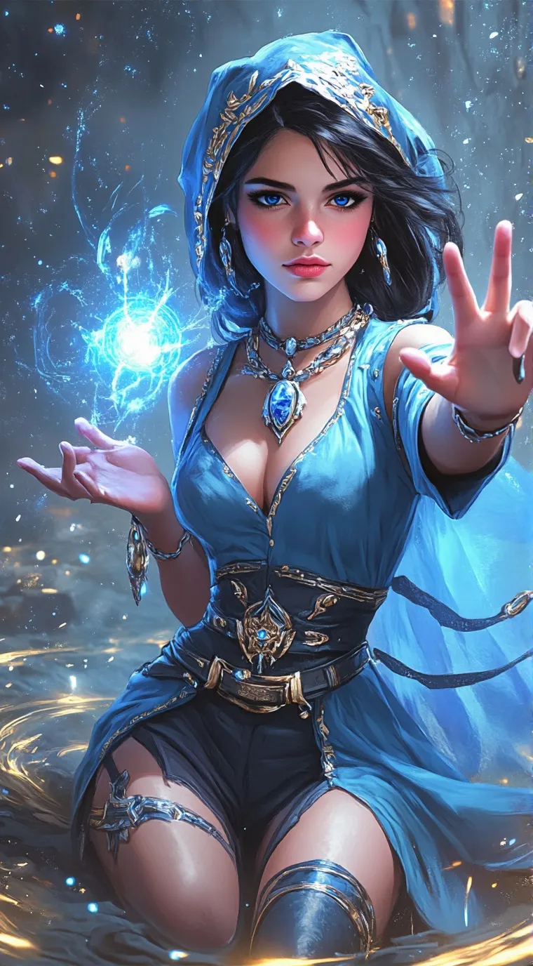 ai character: tu novia lila background