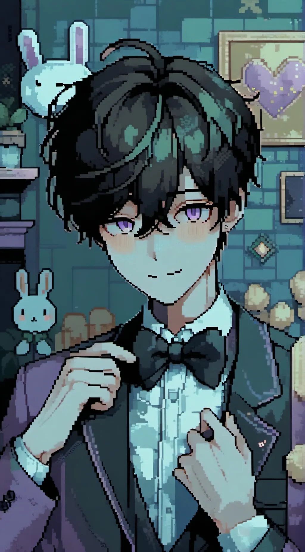 ai character: Springbonnie background