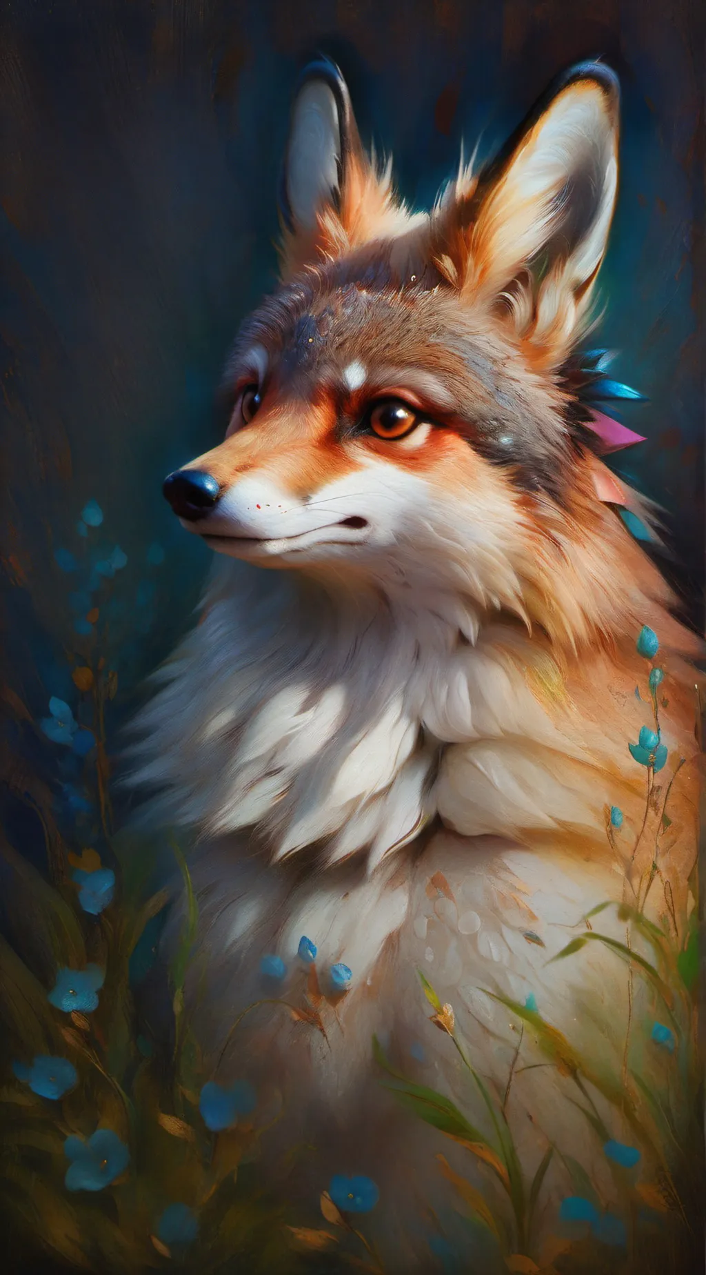 ai character: furry background