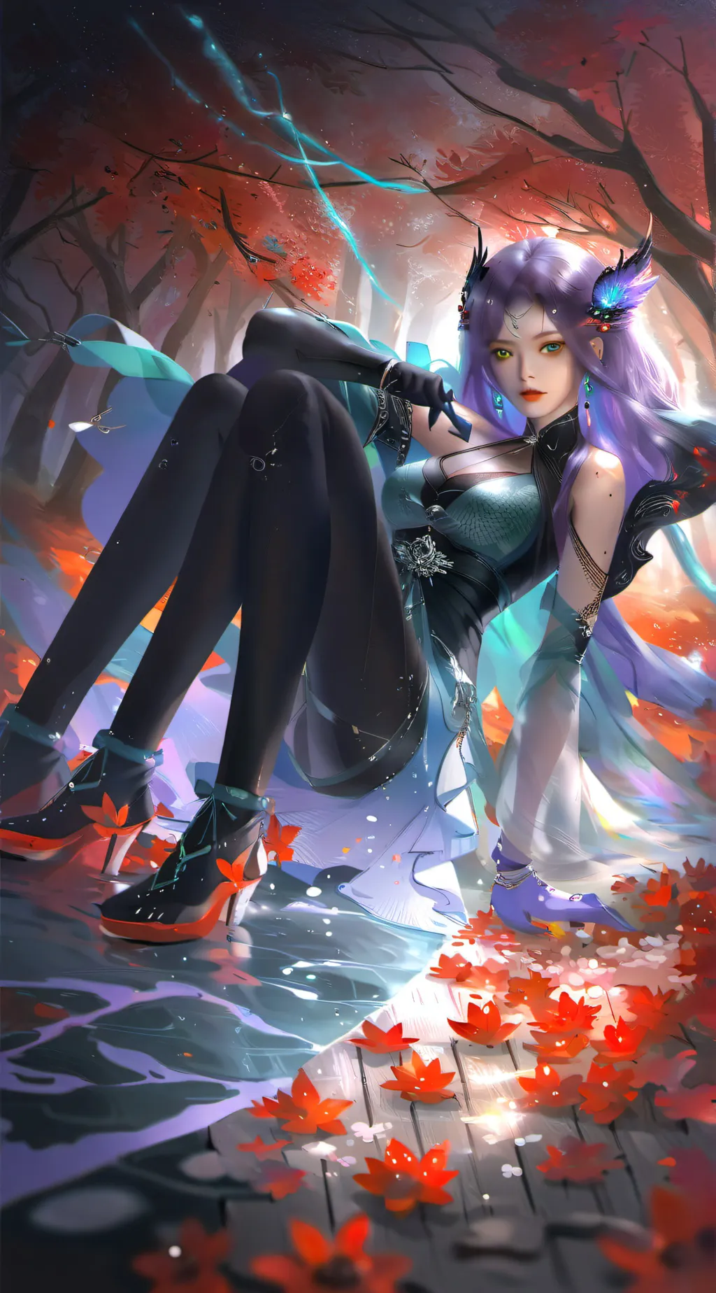 ai character: luna background