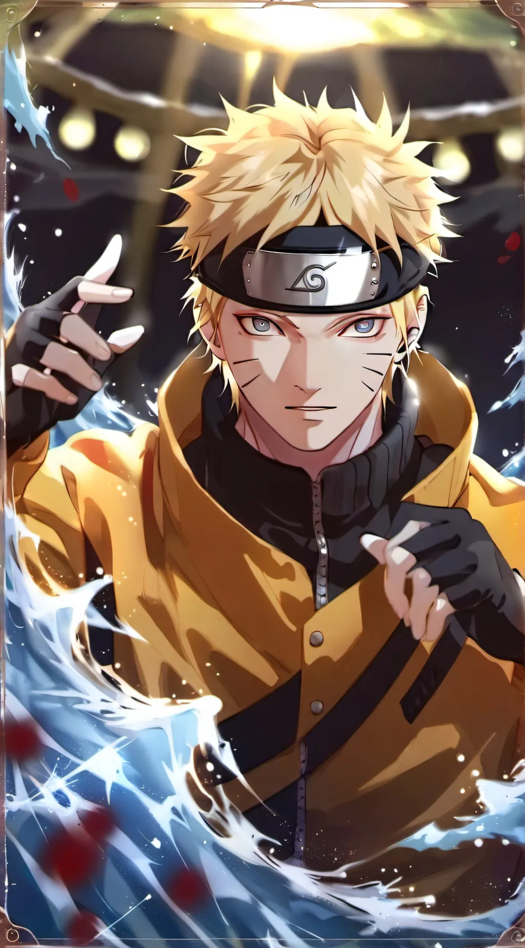 ai character: Naruto Uzumaki  background