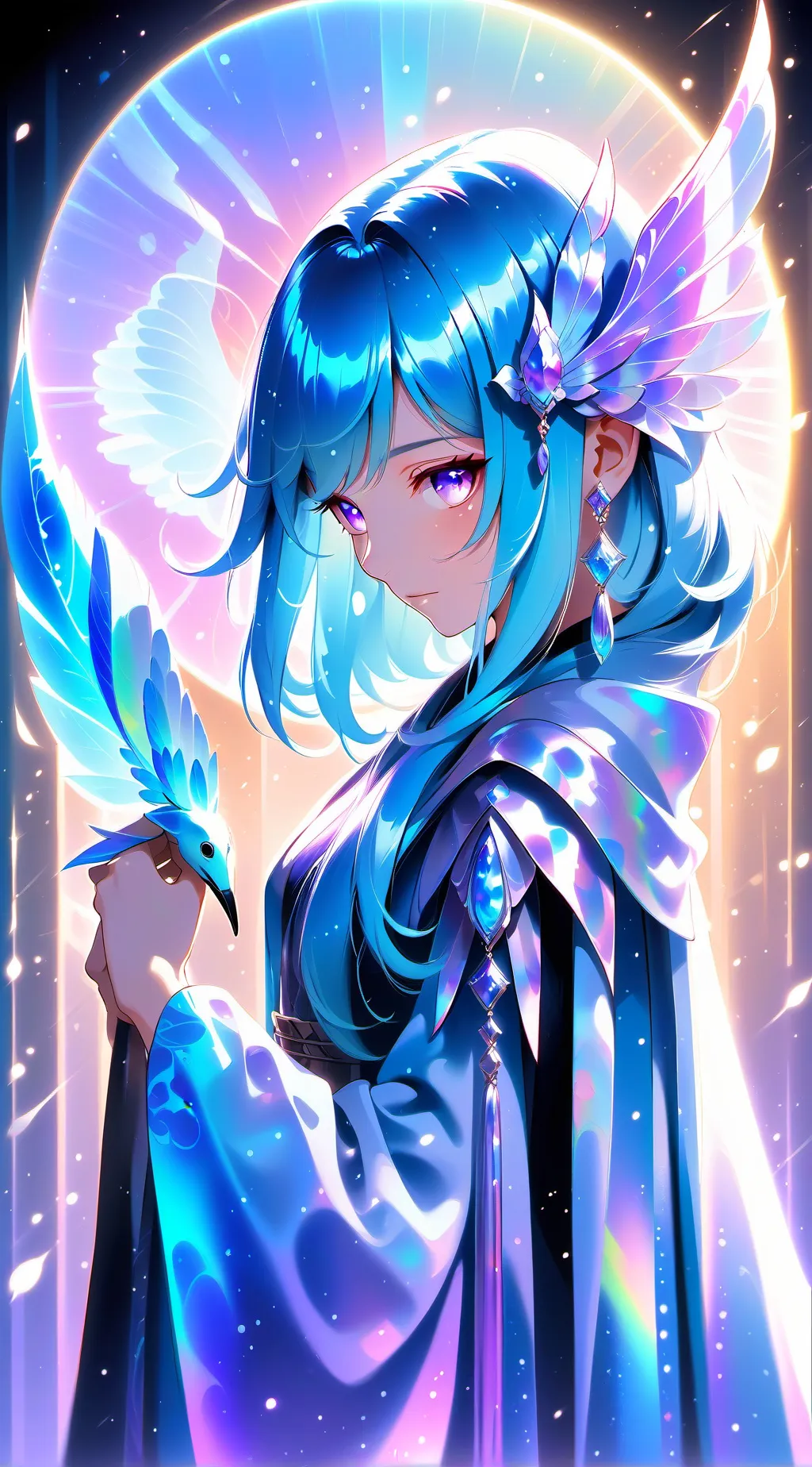 ai character: challenge type background