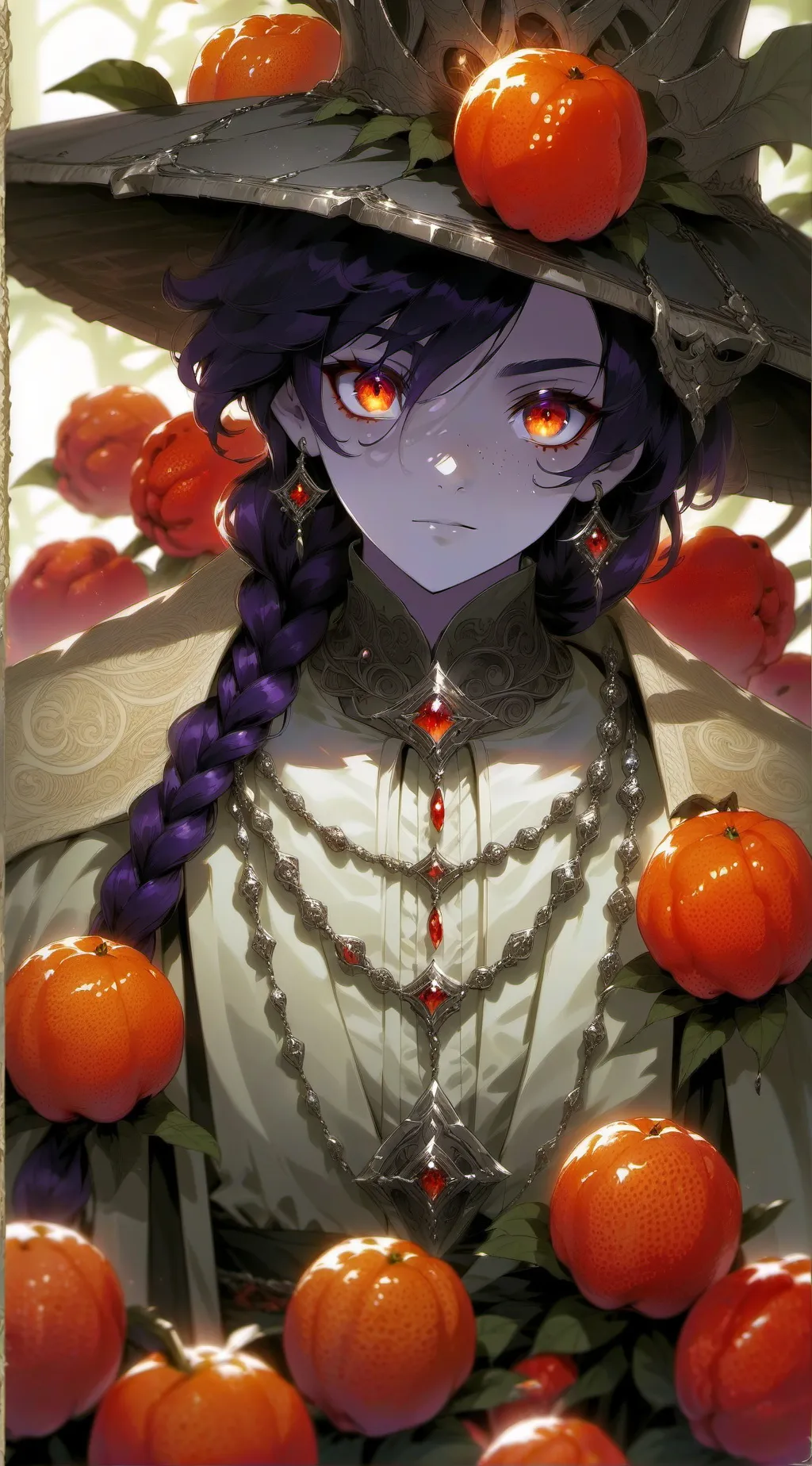 ai character: Pumpikim Lady background