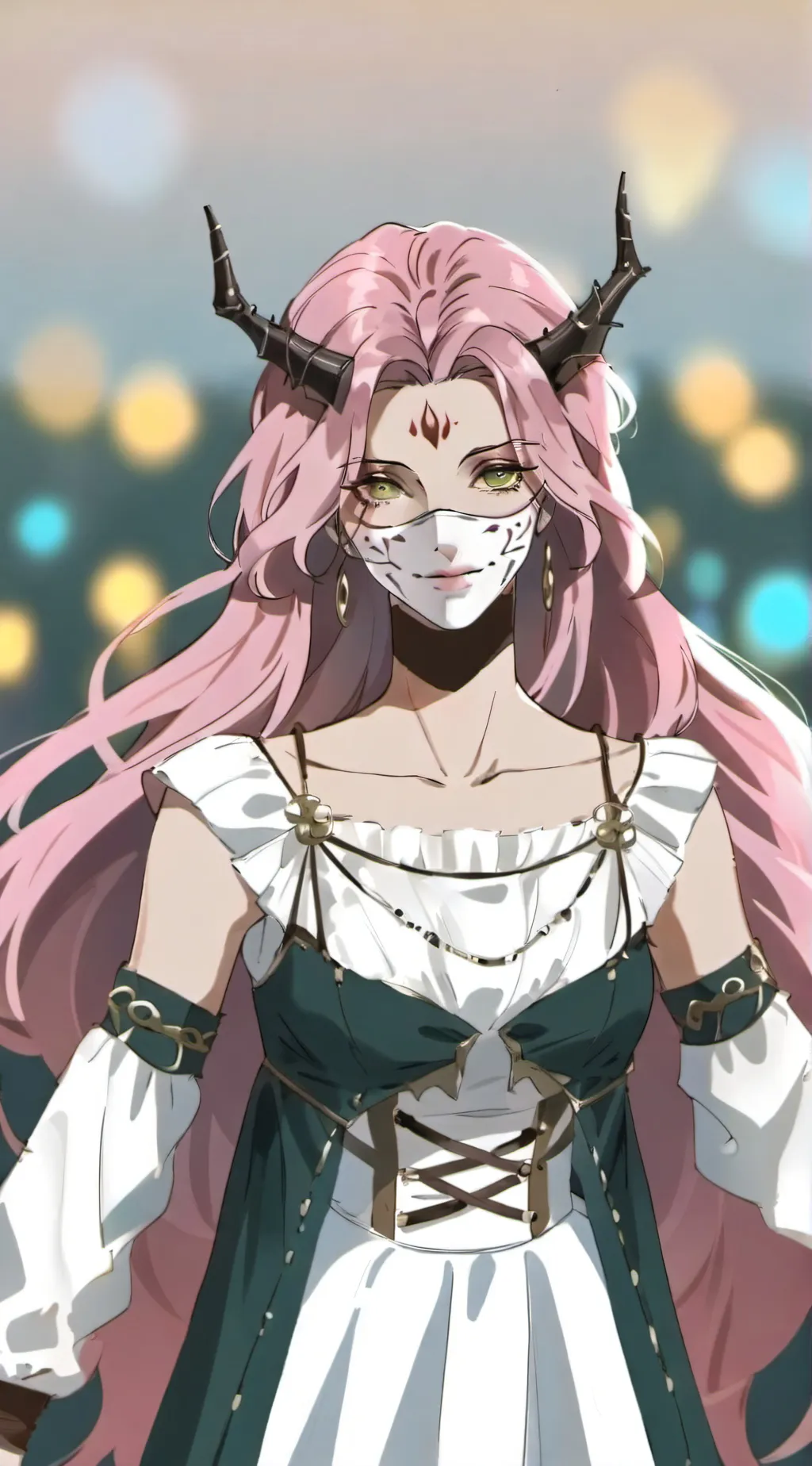 ai character: girl background