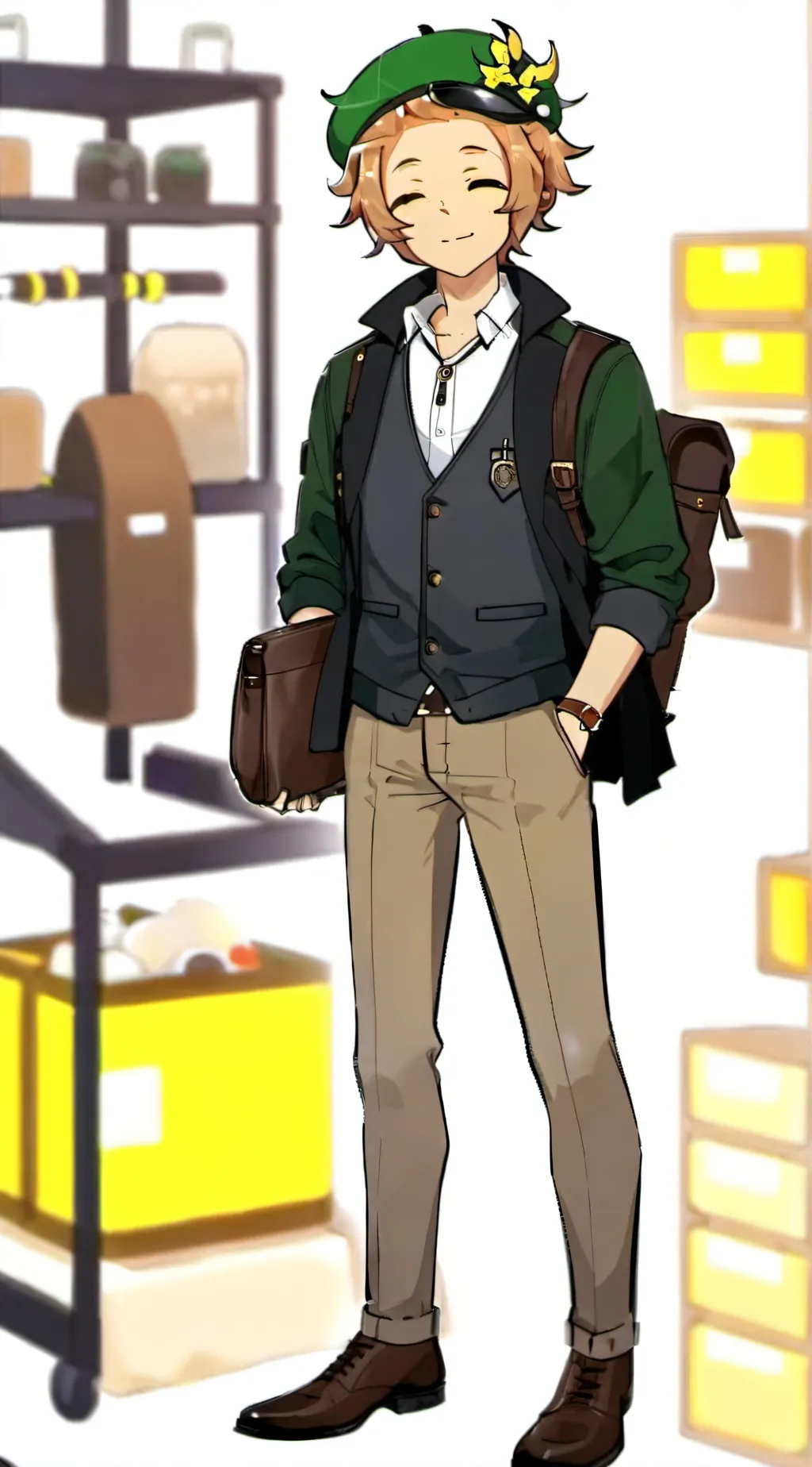 ai character: paani background