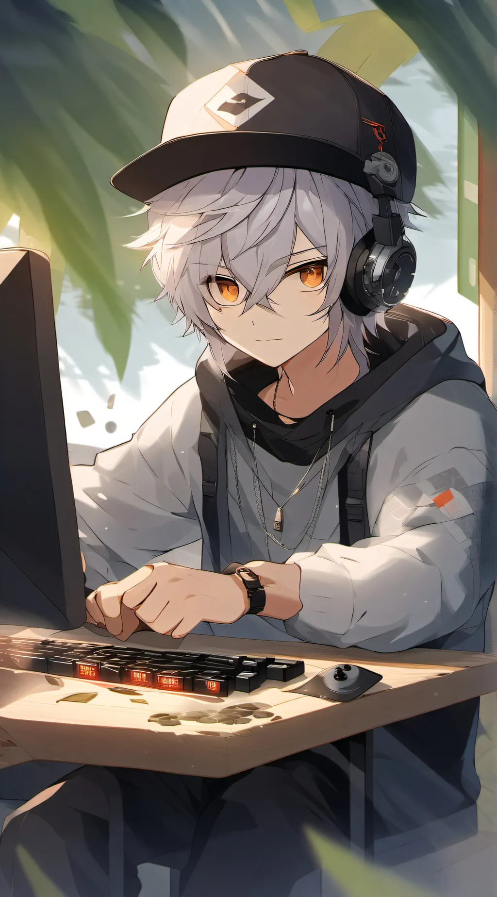 ai character: gamer background