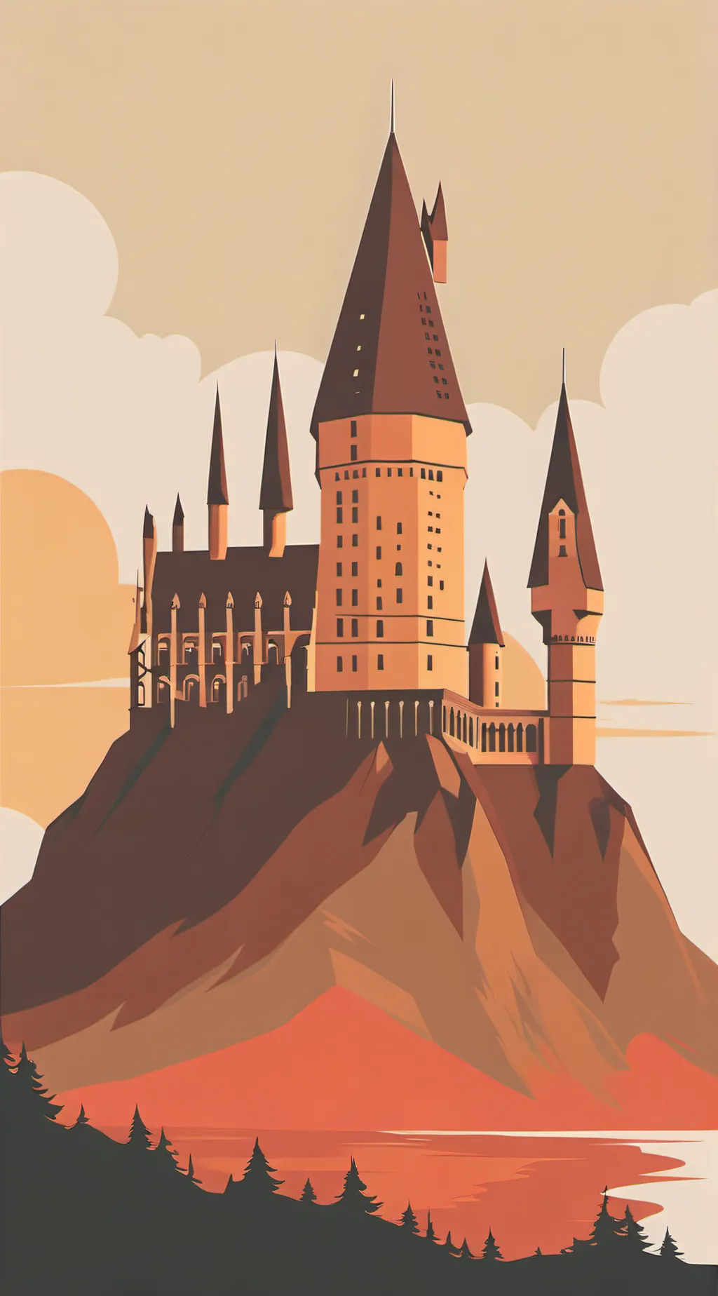 ai character: Hogwarts ⚯͛ background