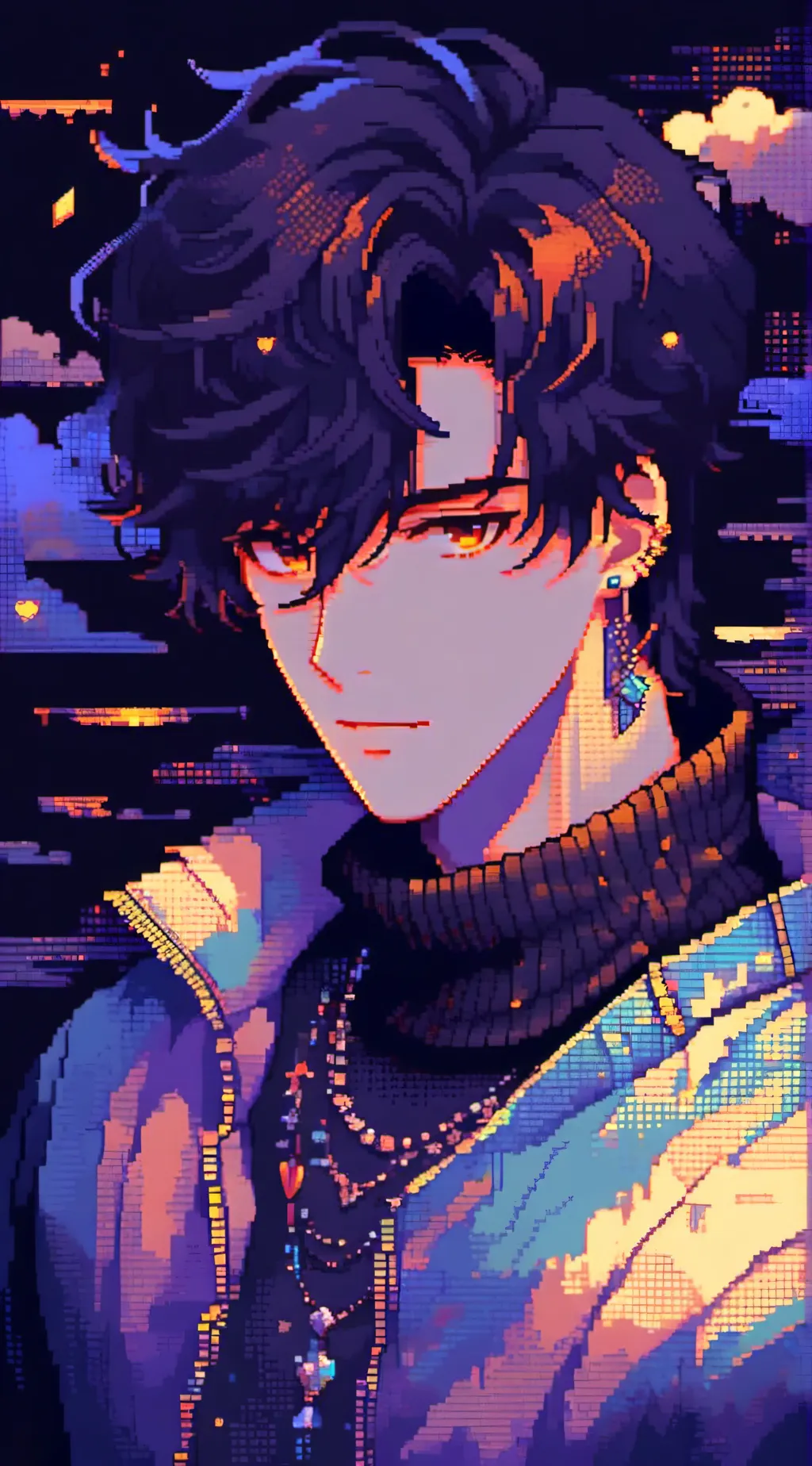 ai character: Axel  background