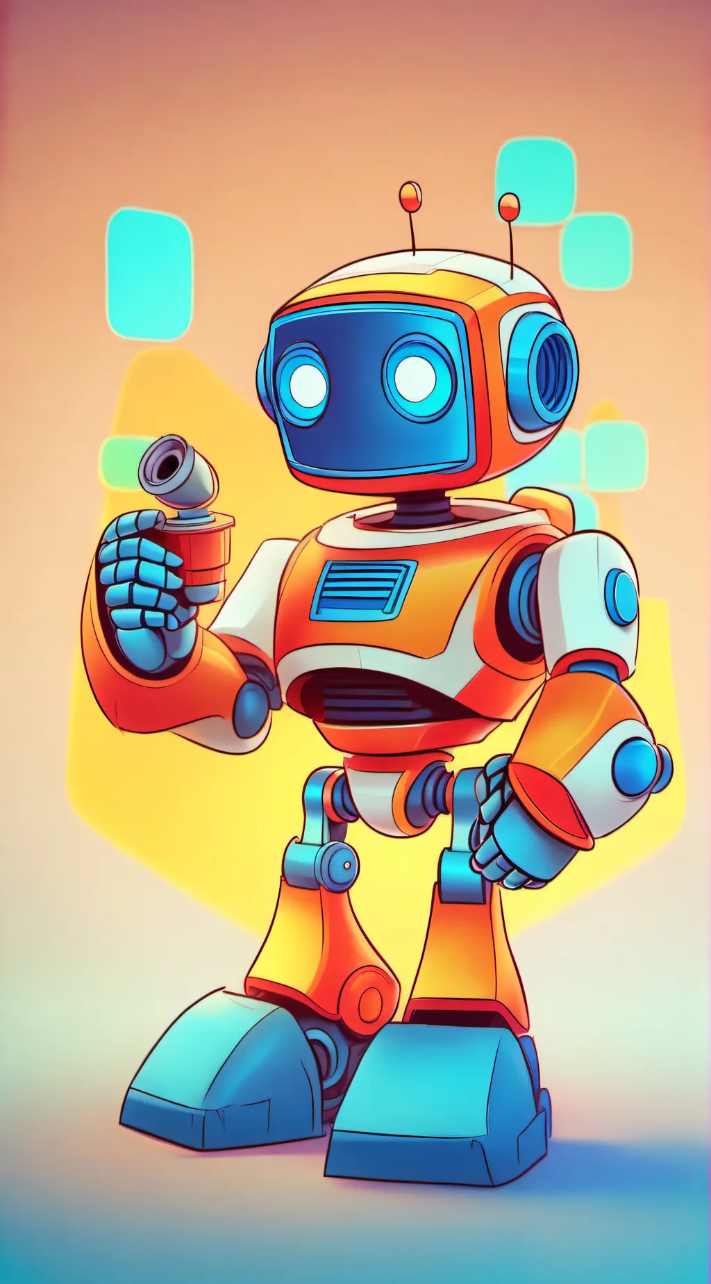 ai character: Robots rp background