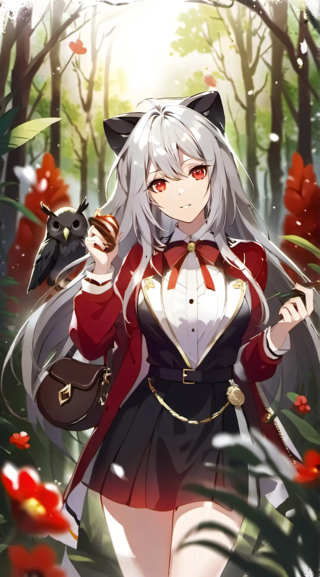 ai character: Kitty  background