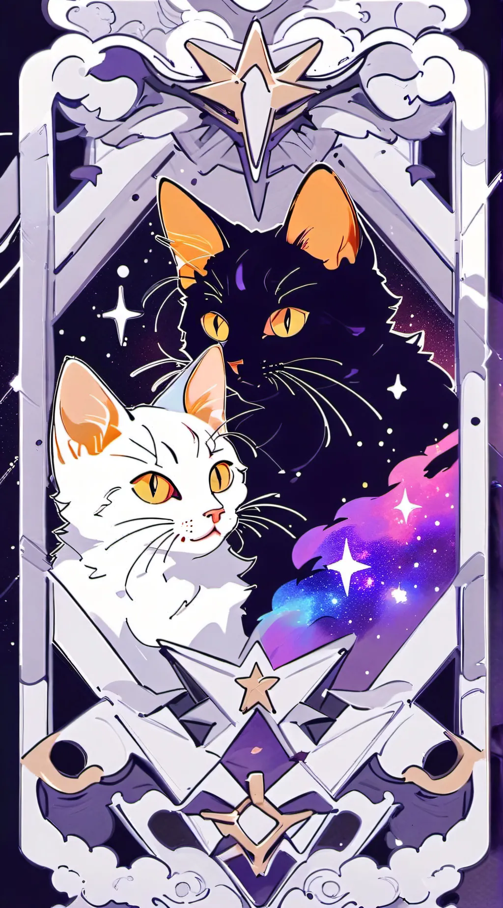 ai character: Luna and Linda background