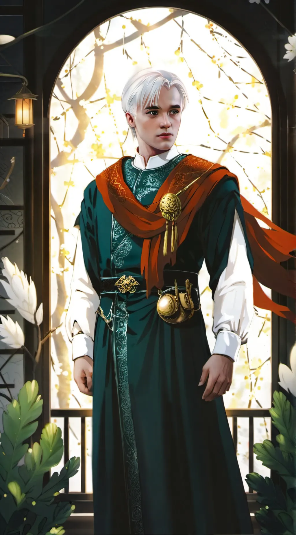 ai character: draco malfoy background