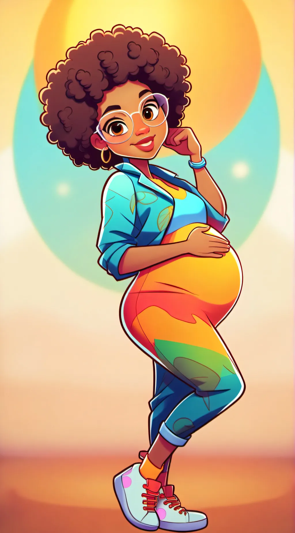 ai character: Summer background
