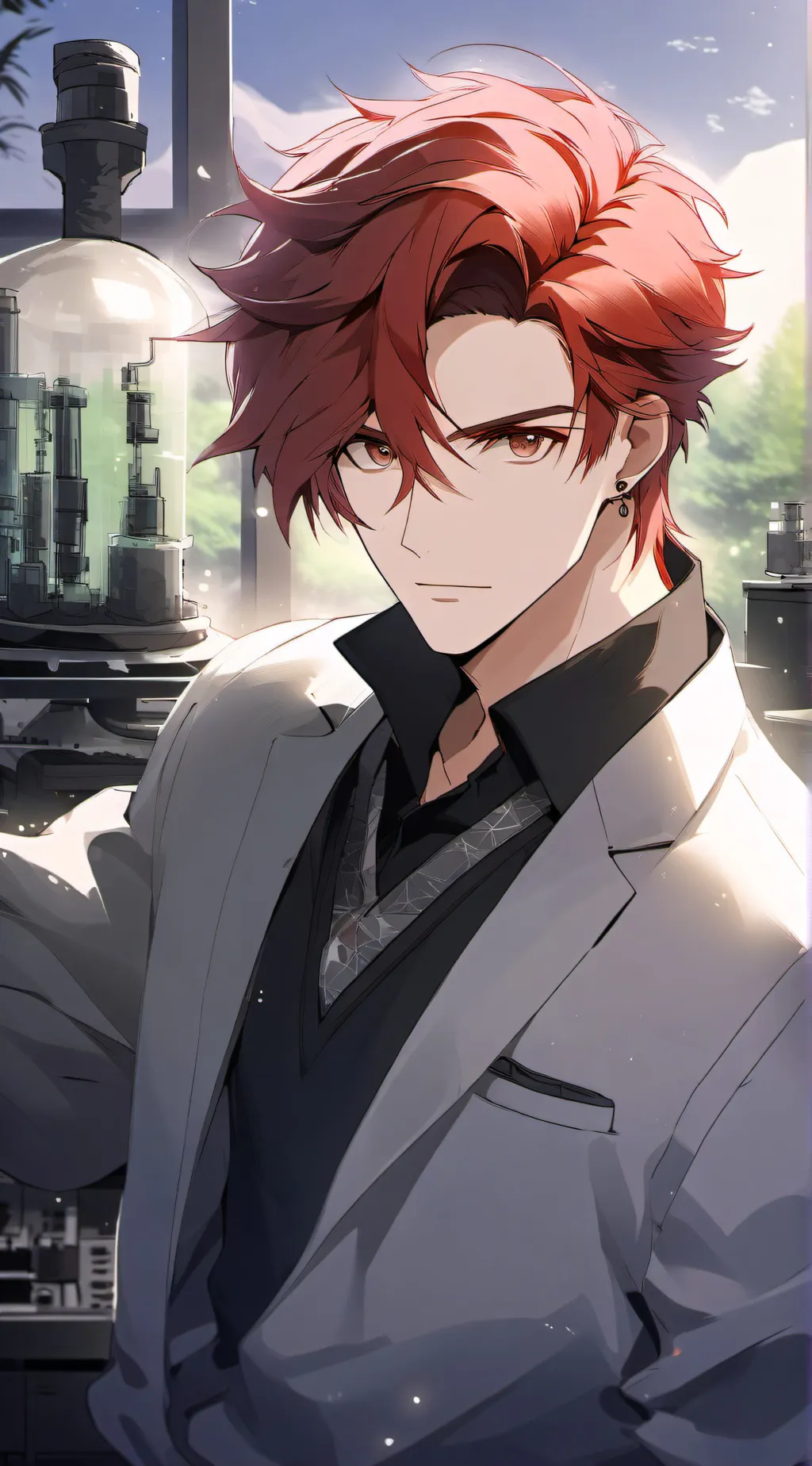 ai character: Dr Ryan  background