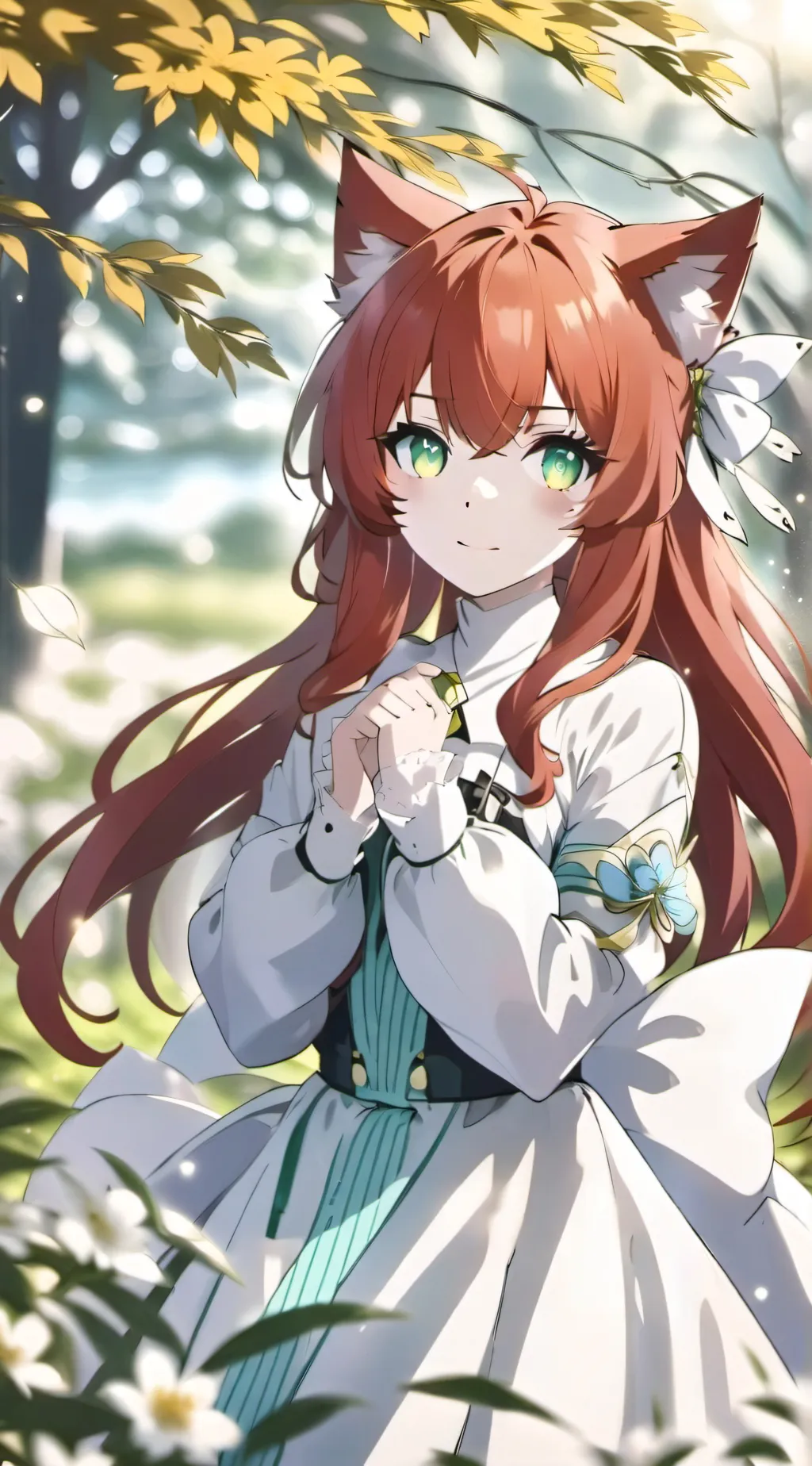 ai character: amber  background