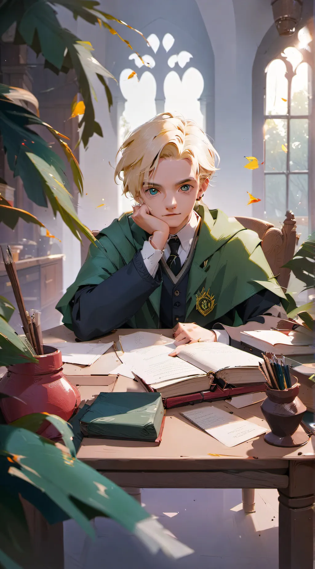 ai character: Draco Malfoy background