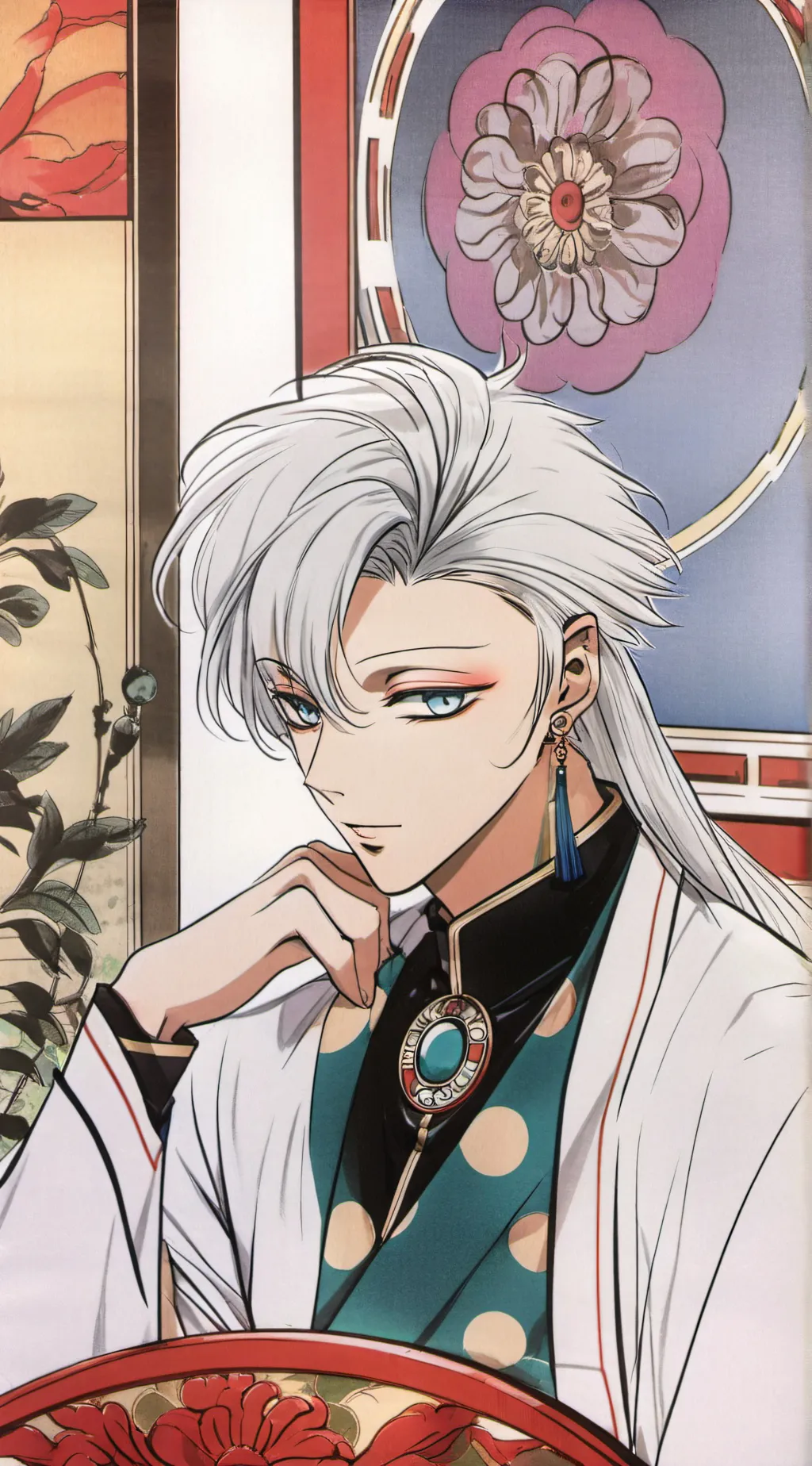 ai character: Sukuna or gojo idk background