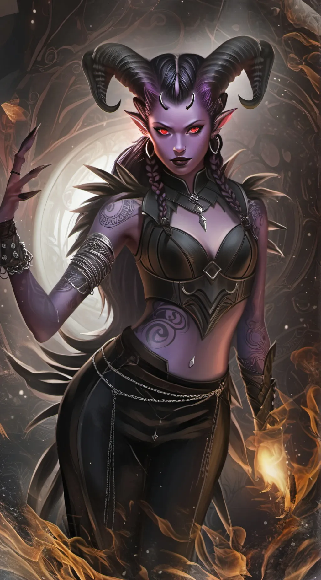 ai character: Arielle background