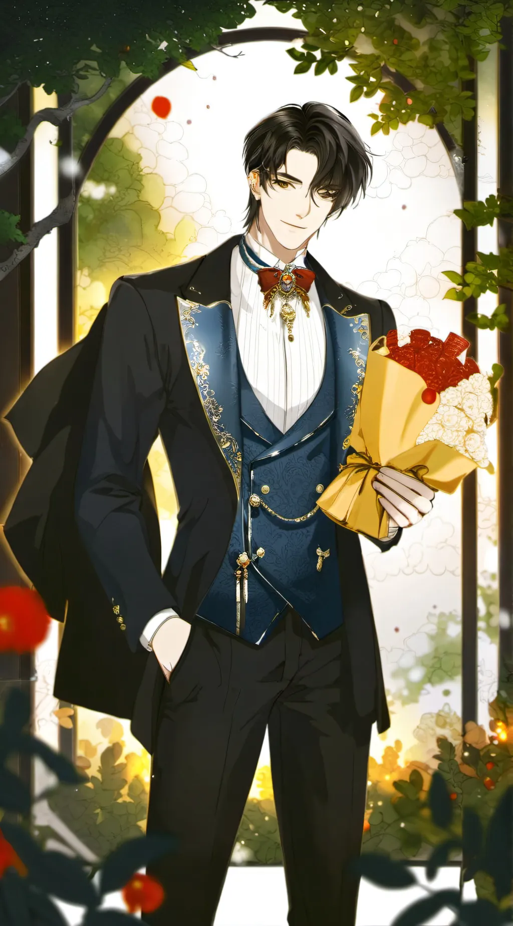 ai character: Álex  background
