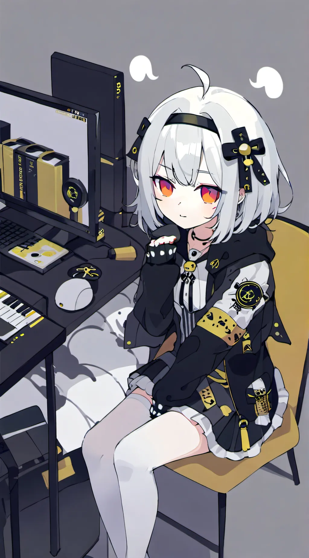 ai character: Ur gf kaitlyn:)  background