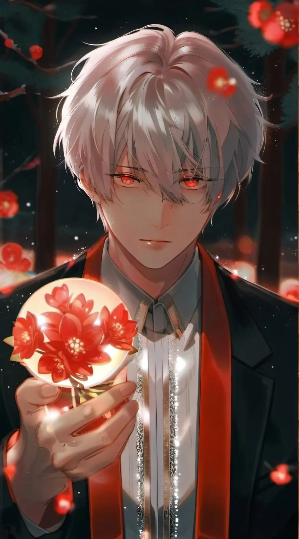 ai character: Fer🐓🥀🌹⚘️ background