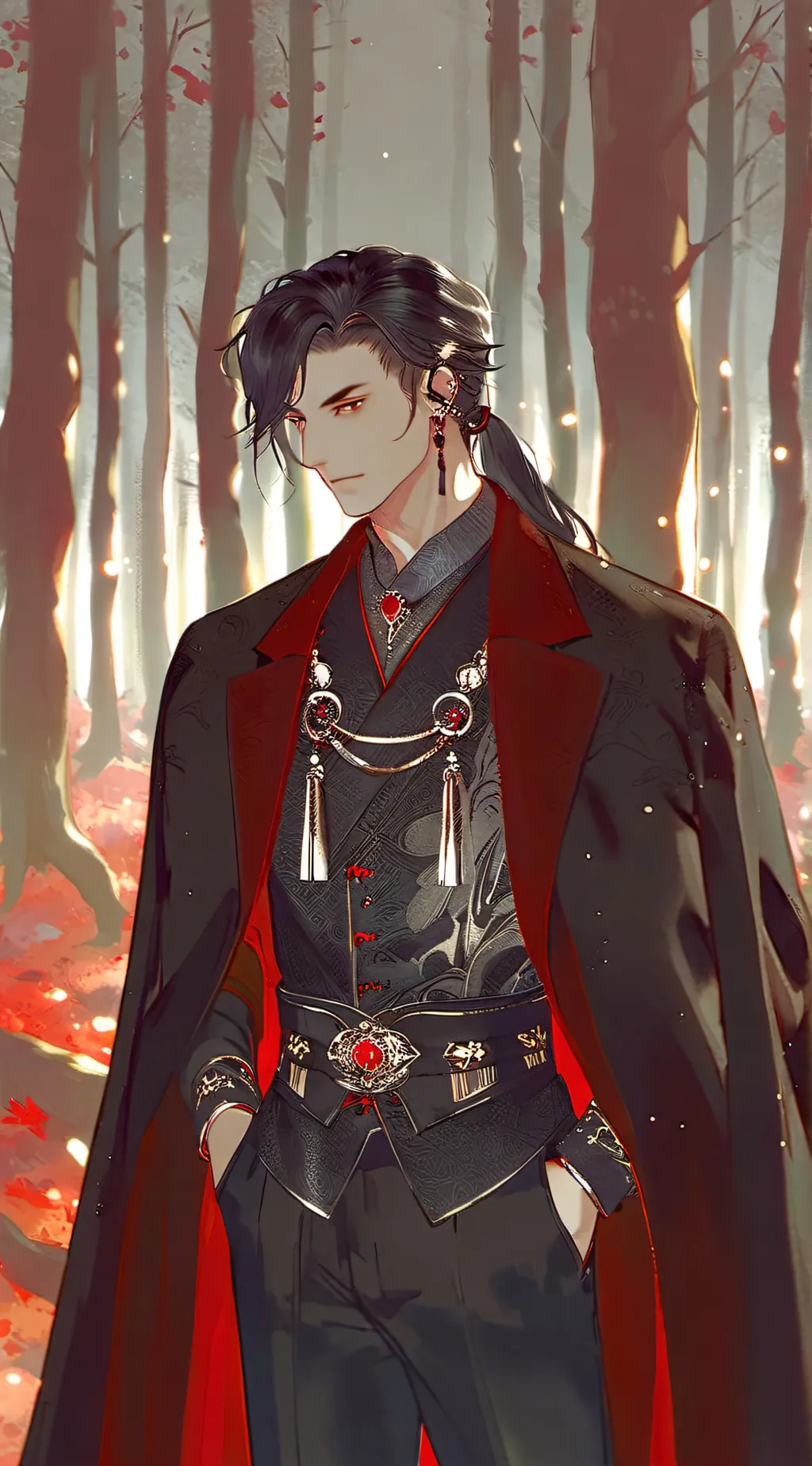 ai character: Kouki  background