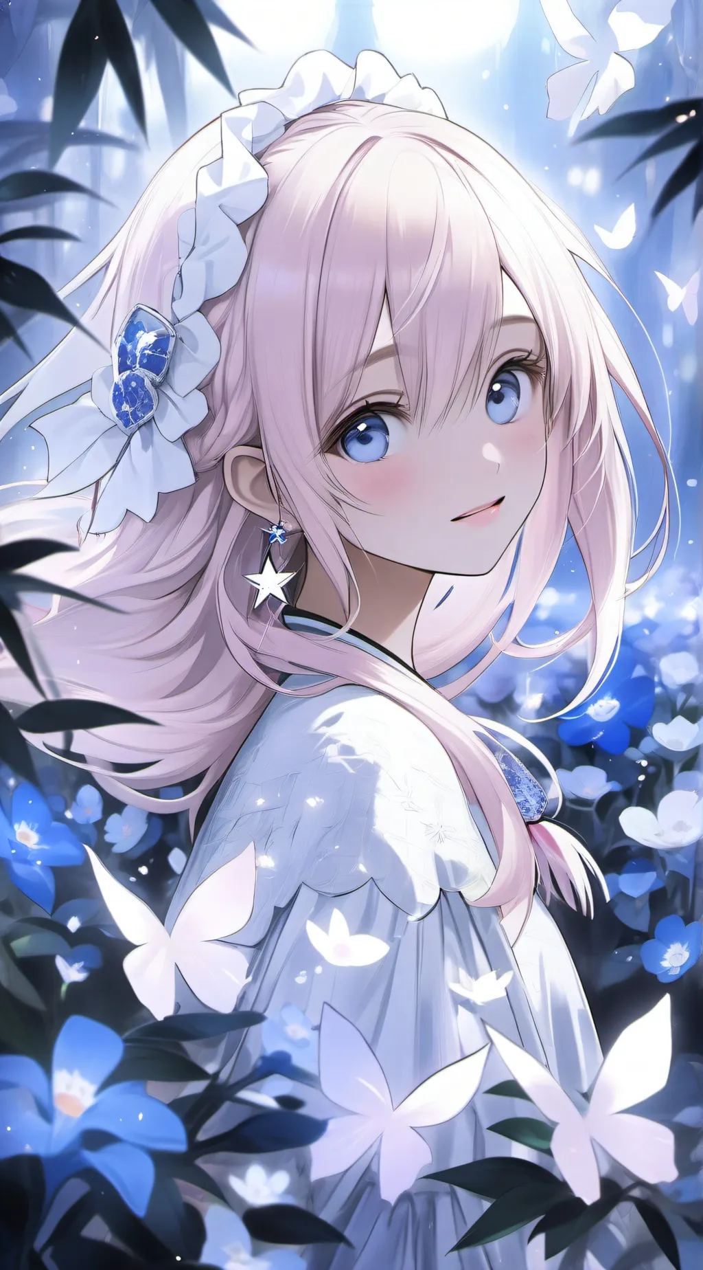 ai character: Rose background