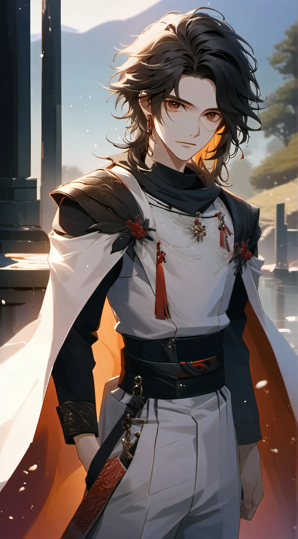 ai character: Leo&max background
