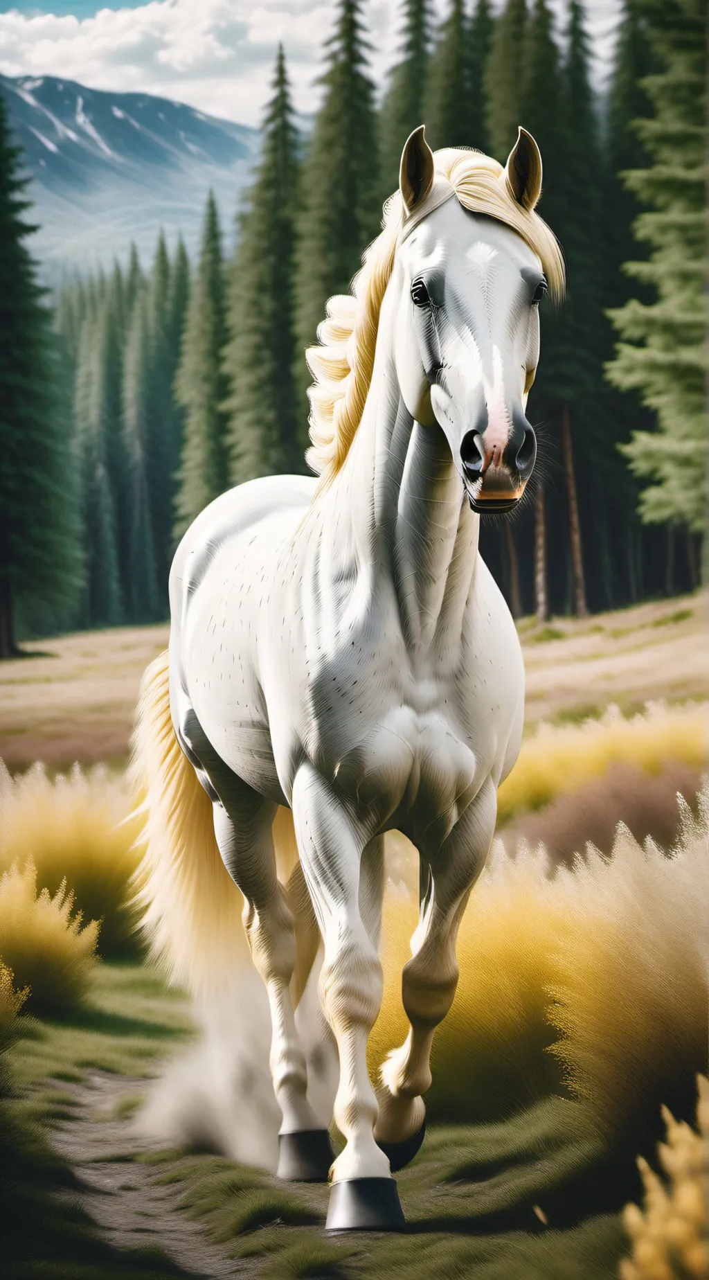 ai character: zeldas horse background