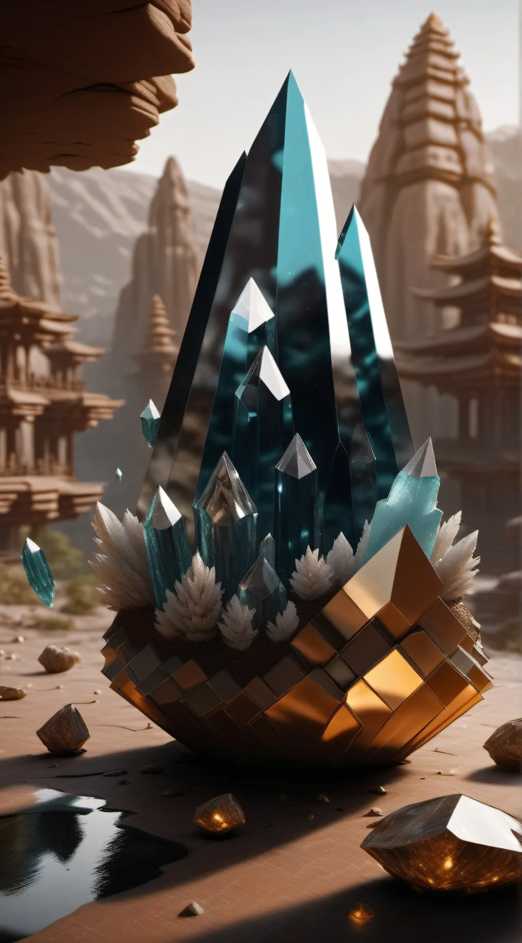ai character: Crystal Universe background