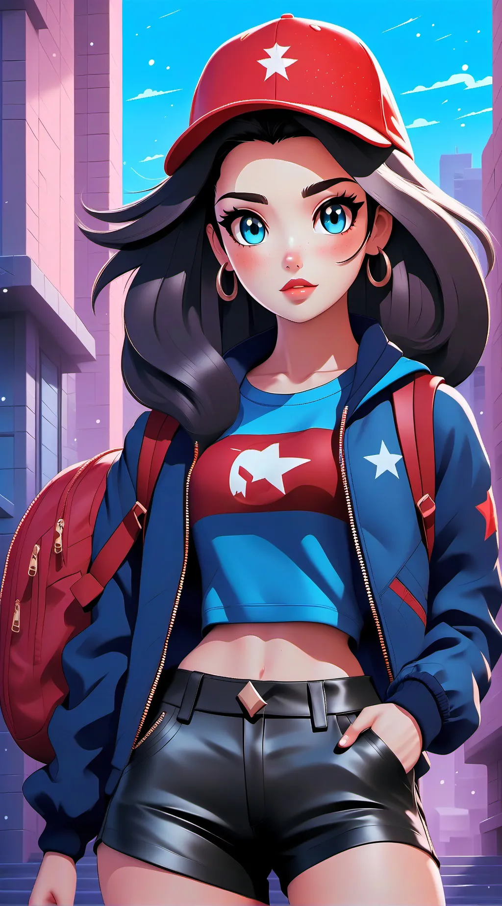 ai character: pick me girl background