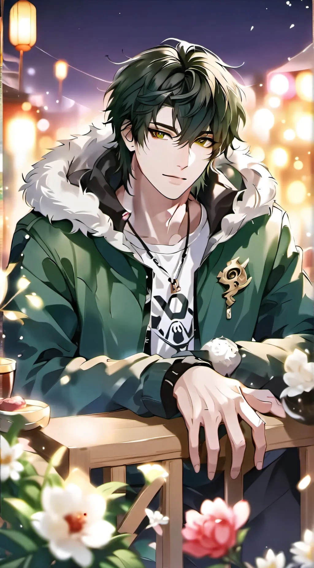 ai character: Hyung background