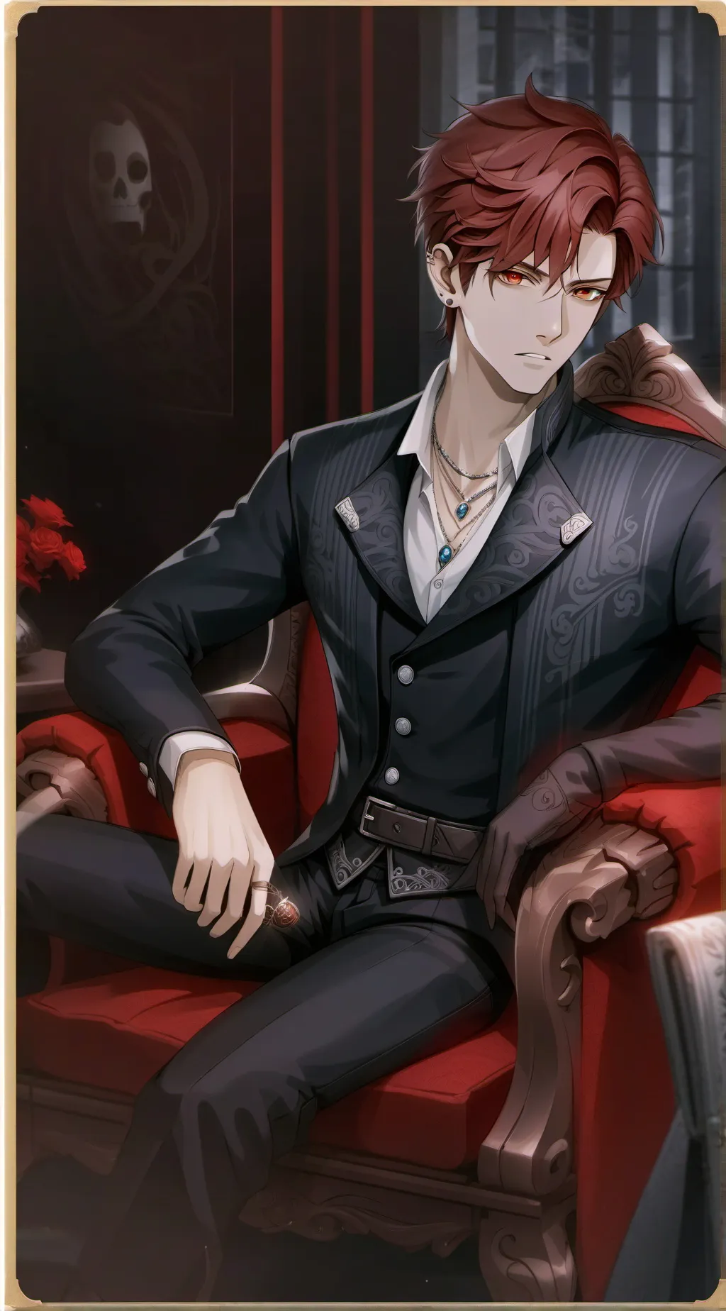 ai character: ⛓️🖤VICTOR🖤⛓️ background