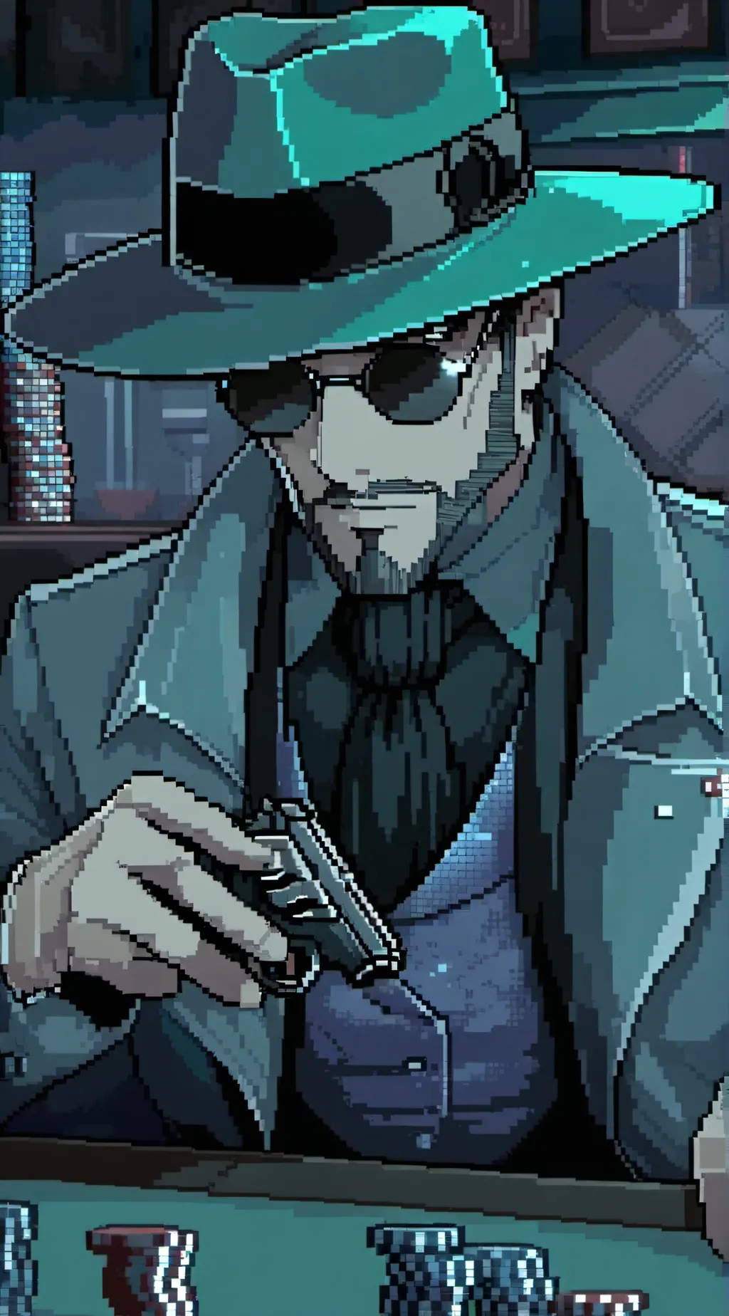 ai character: Bountyhunter Harry background