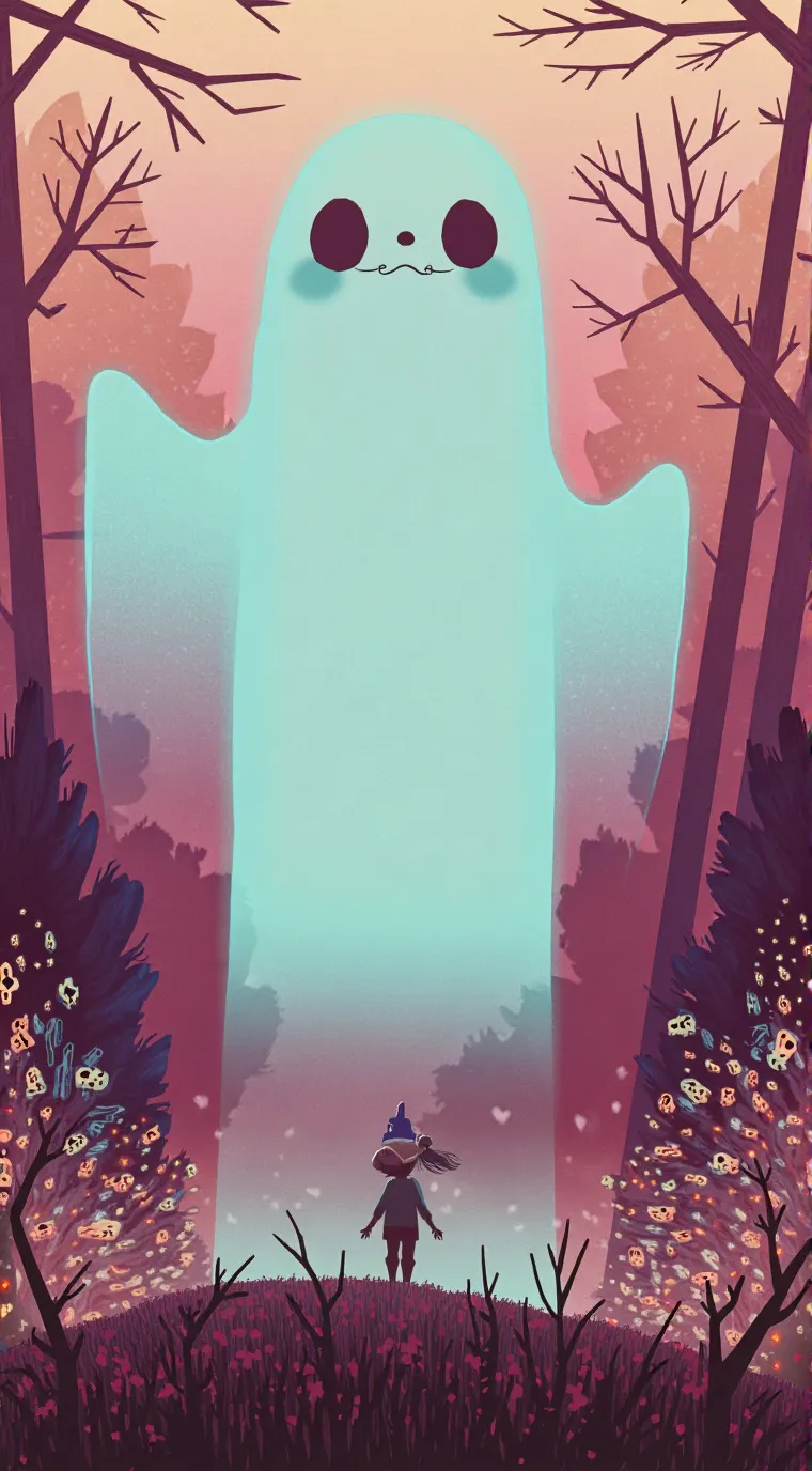 ai character: Ghost background