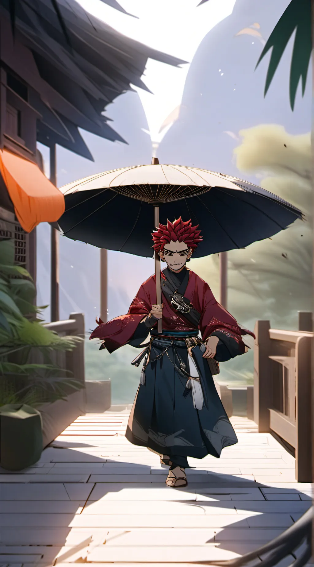 ai character: akaza  background