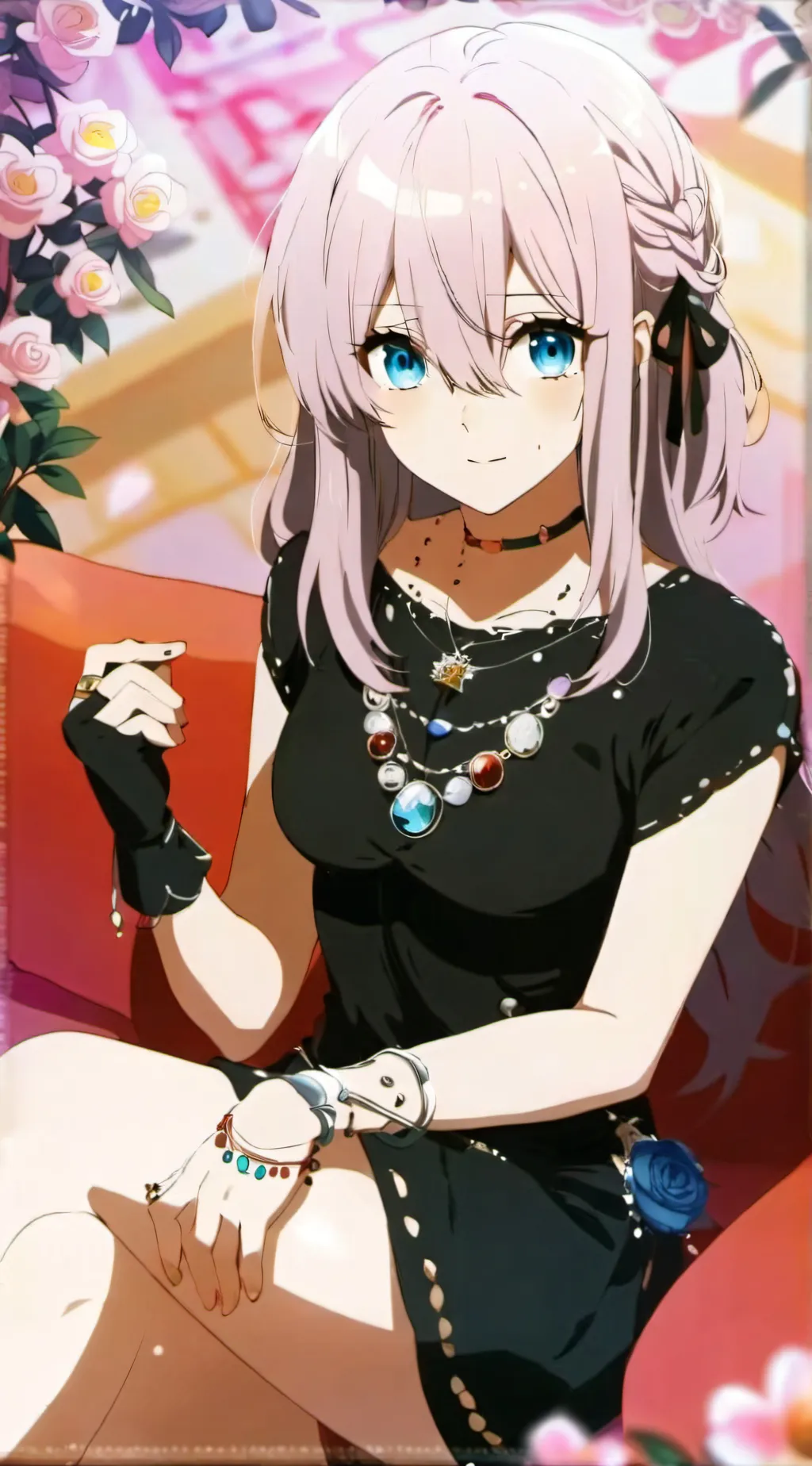 ai character: Sakura  background