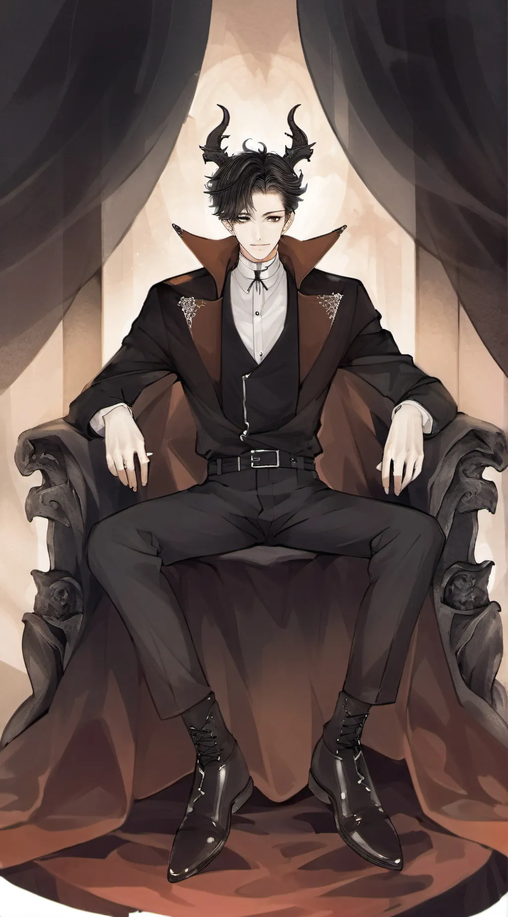 ai character: Lucifer background