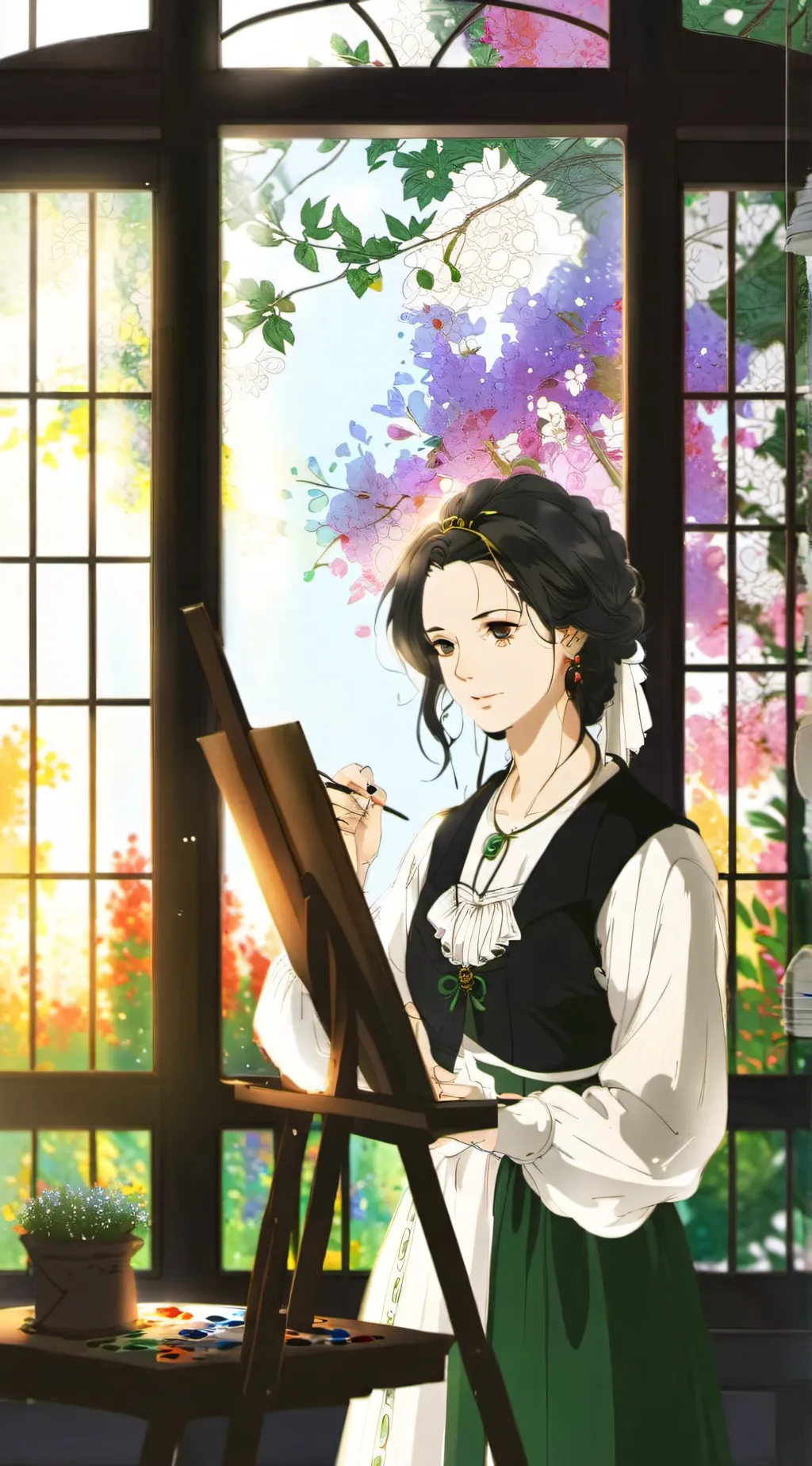 ai character: Anna background