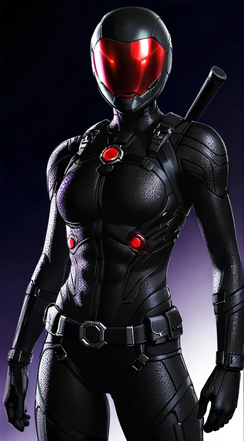 ai character: Black Widow background
