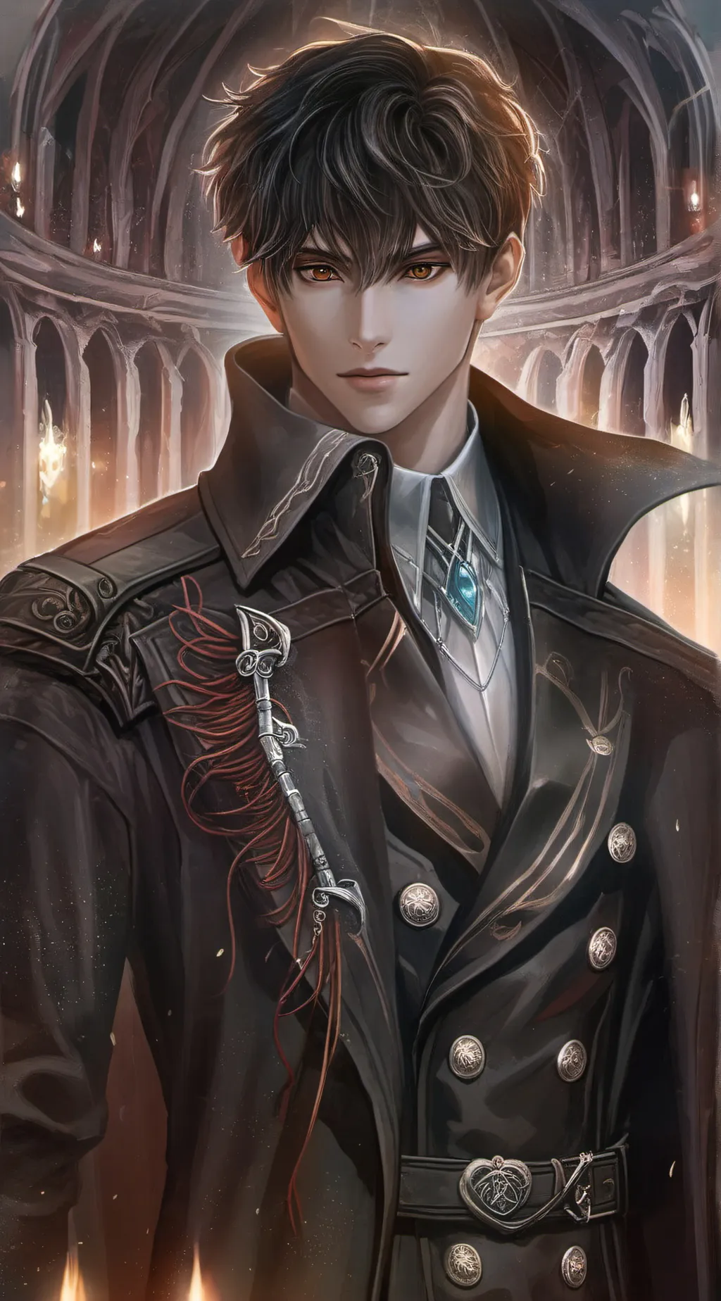 ai character: Scorpio  background