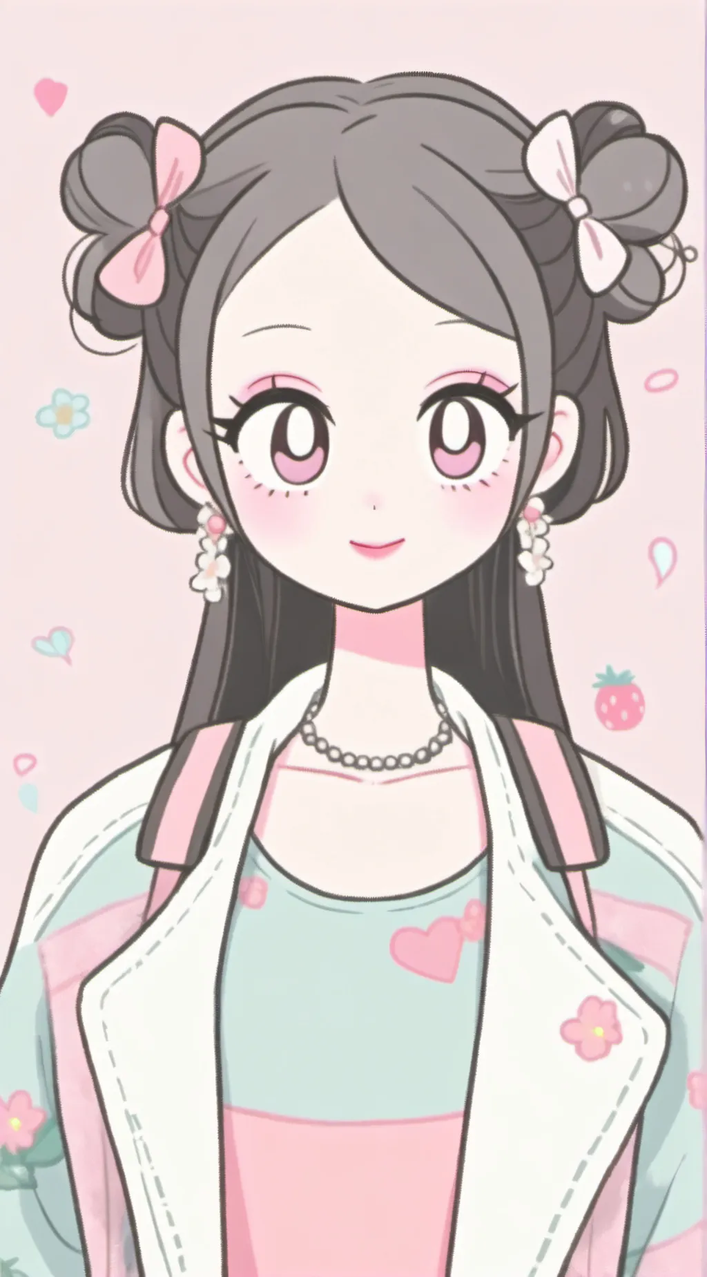 ai character: Pinki  background