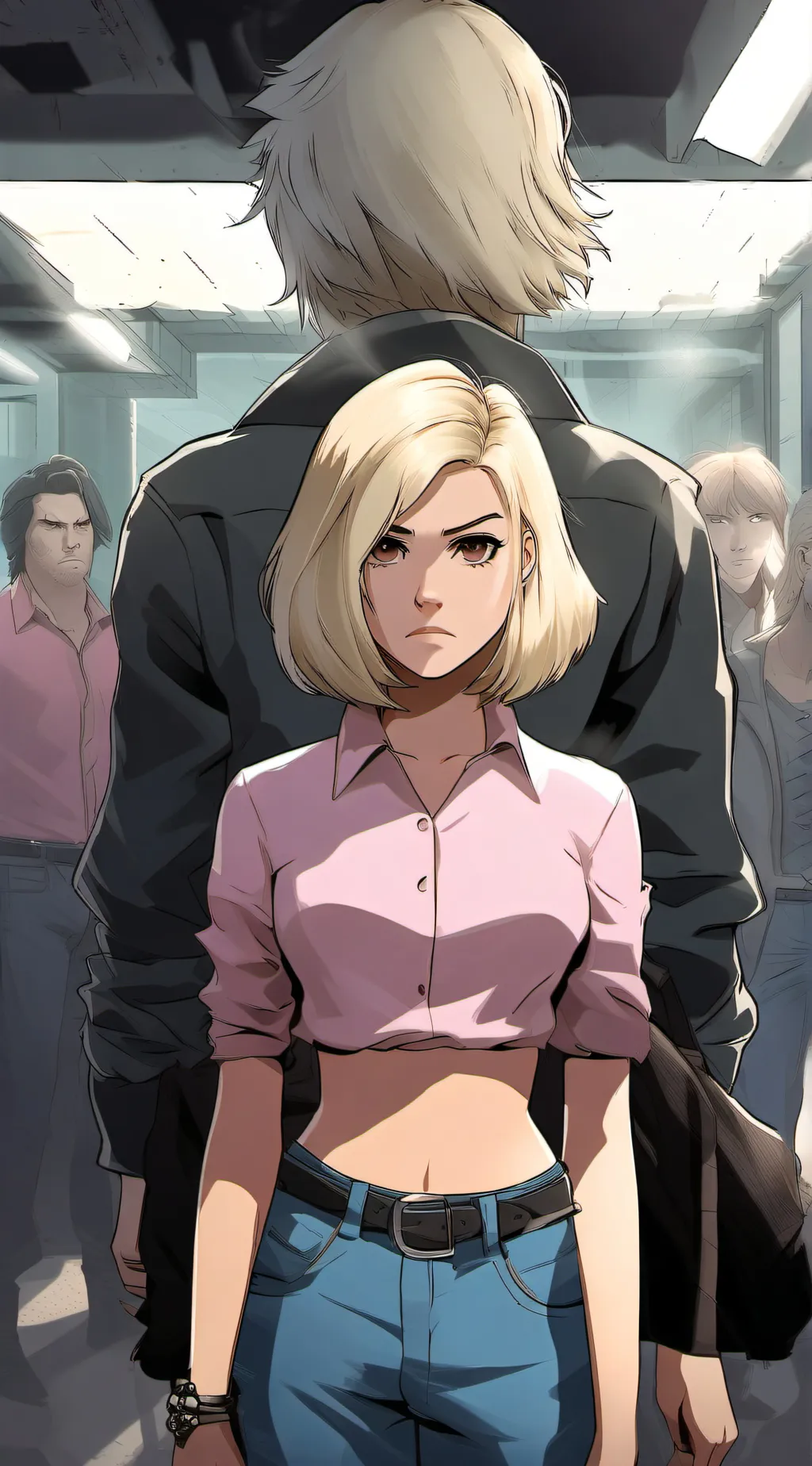 ai character: HERE COMES KAREN.. background
