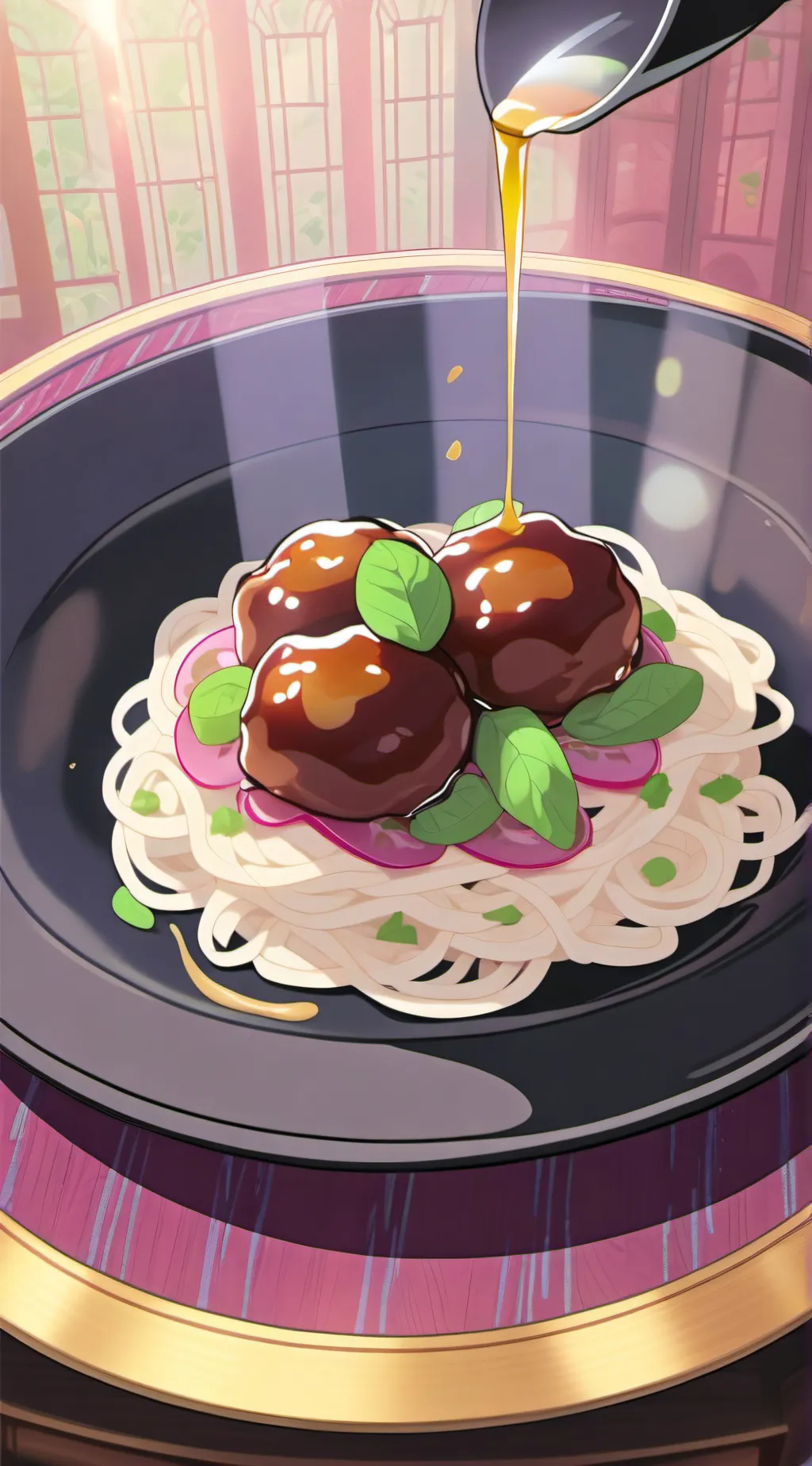 ai character: Meatball background