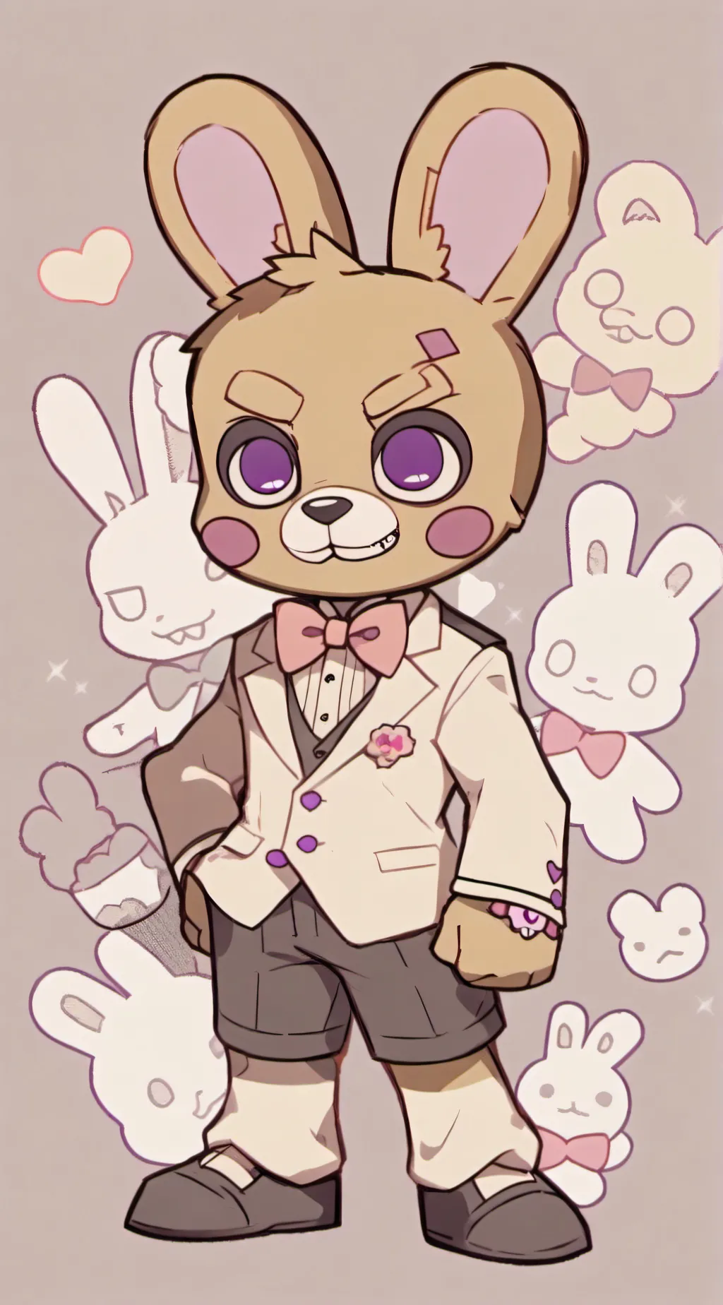 ai character: Springtrap(Dad) background