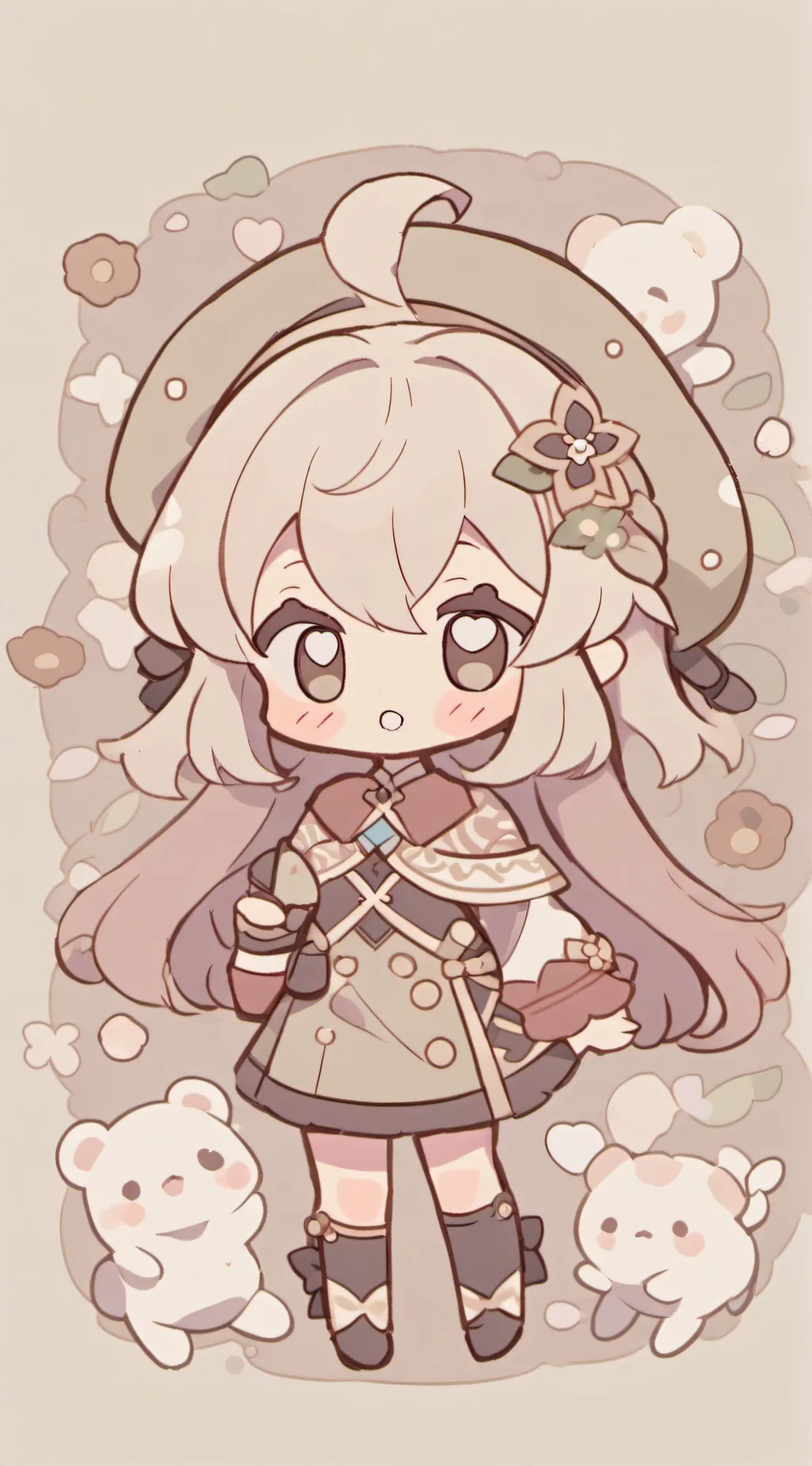 ai character: Baby  background