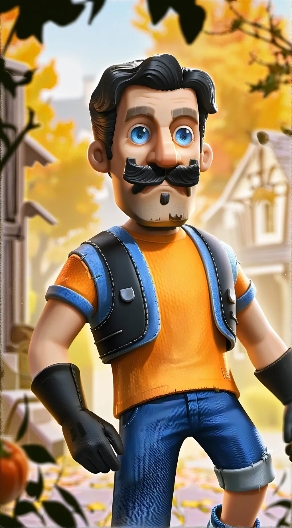 ai character: hello neighbor background