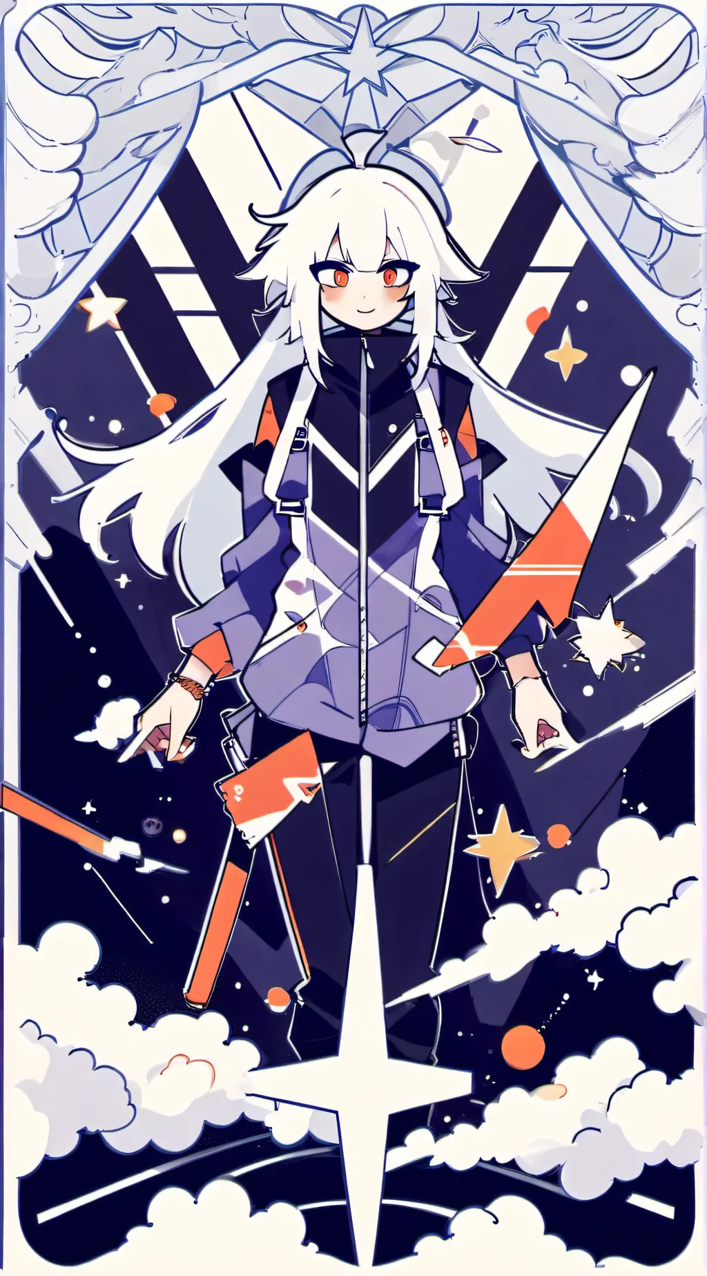 ai character: Zip x Claire  background