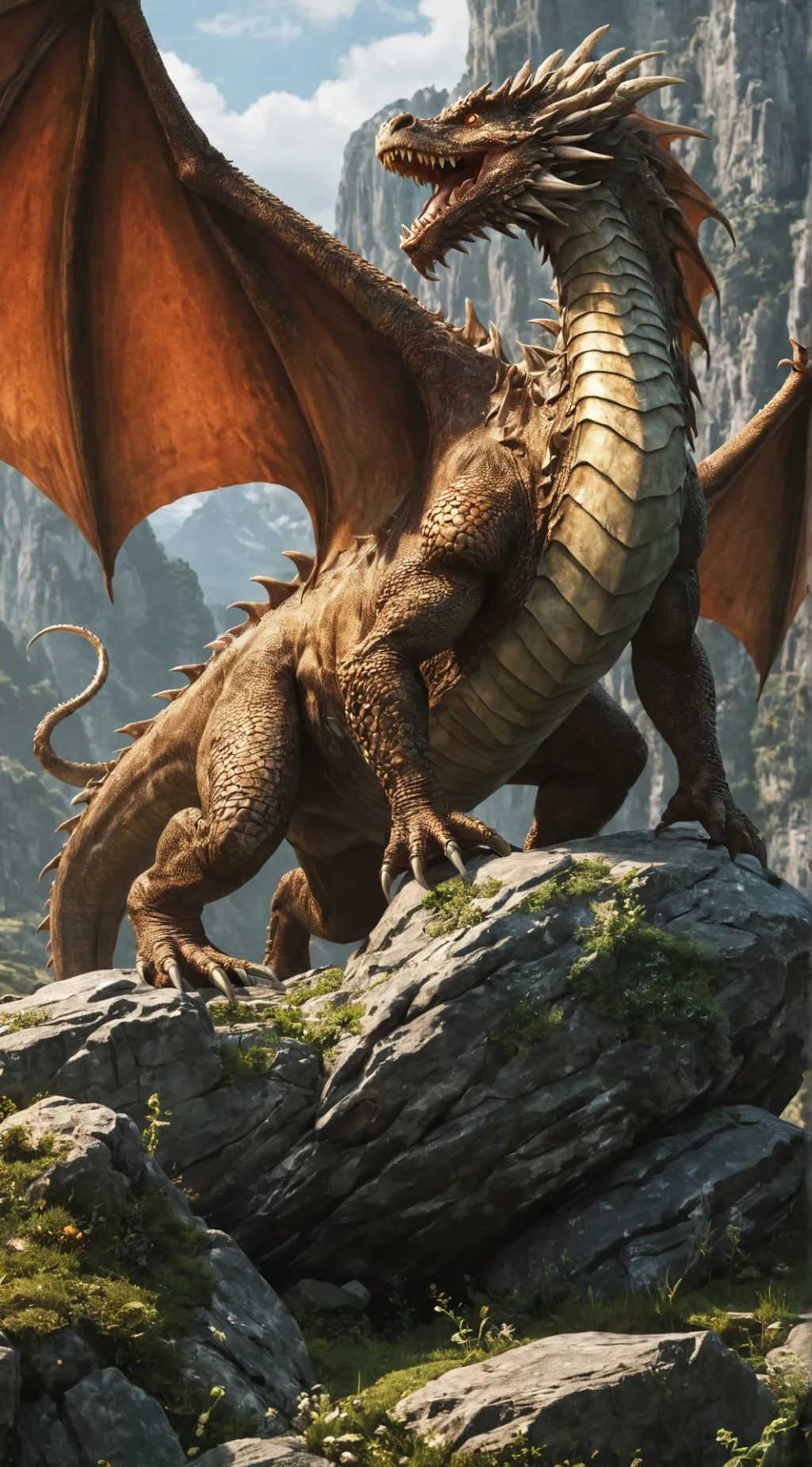 ai character: Dragon background