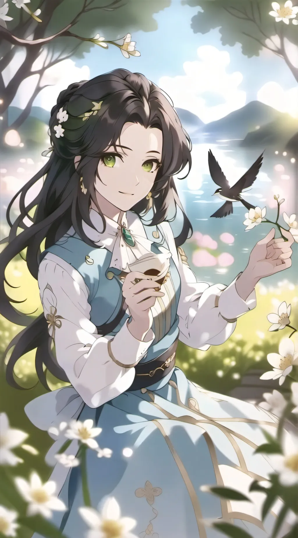 ai character: Lora background
